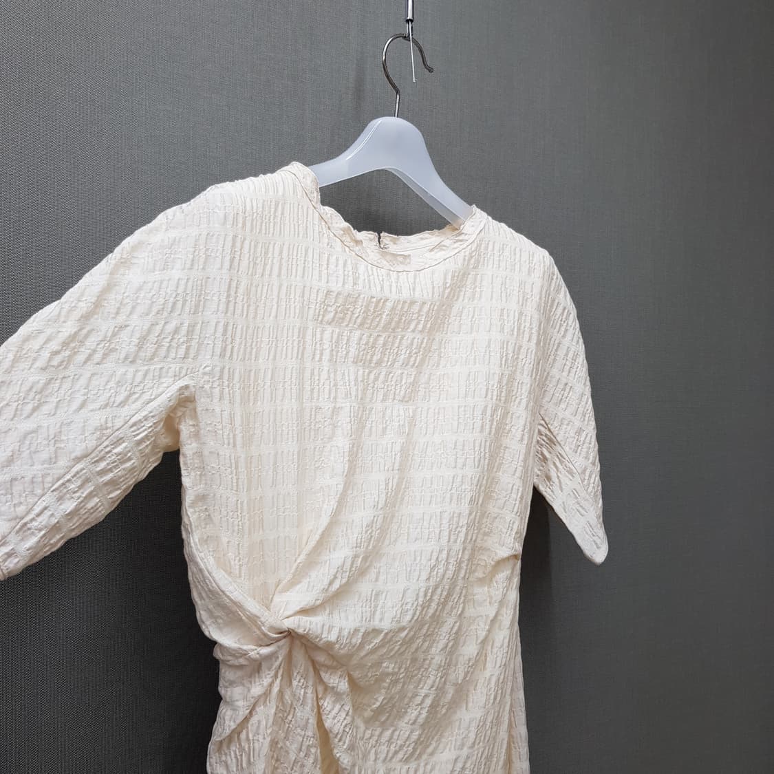 한섬 마인 MINE 트위스트 롱 원피스 76-90-155사이즈 상품이미지3