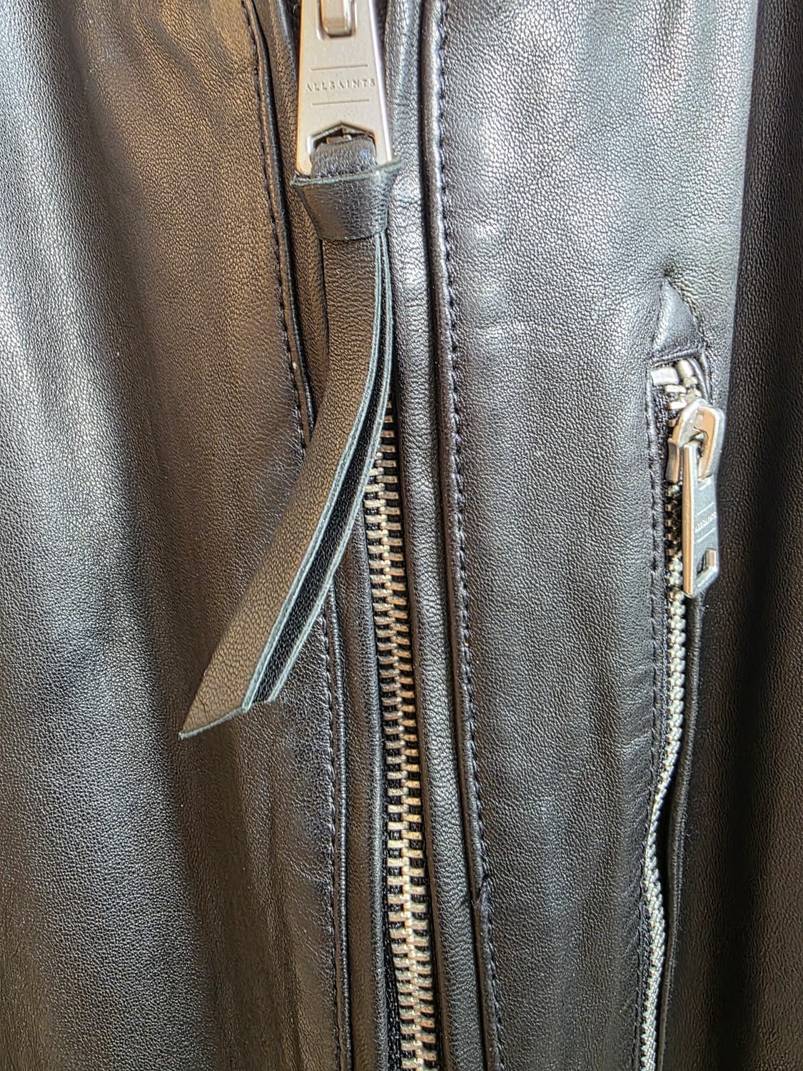 올세인츠 블랙 가죽자켓 110 상품이미지2