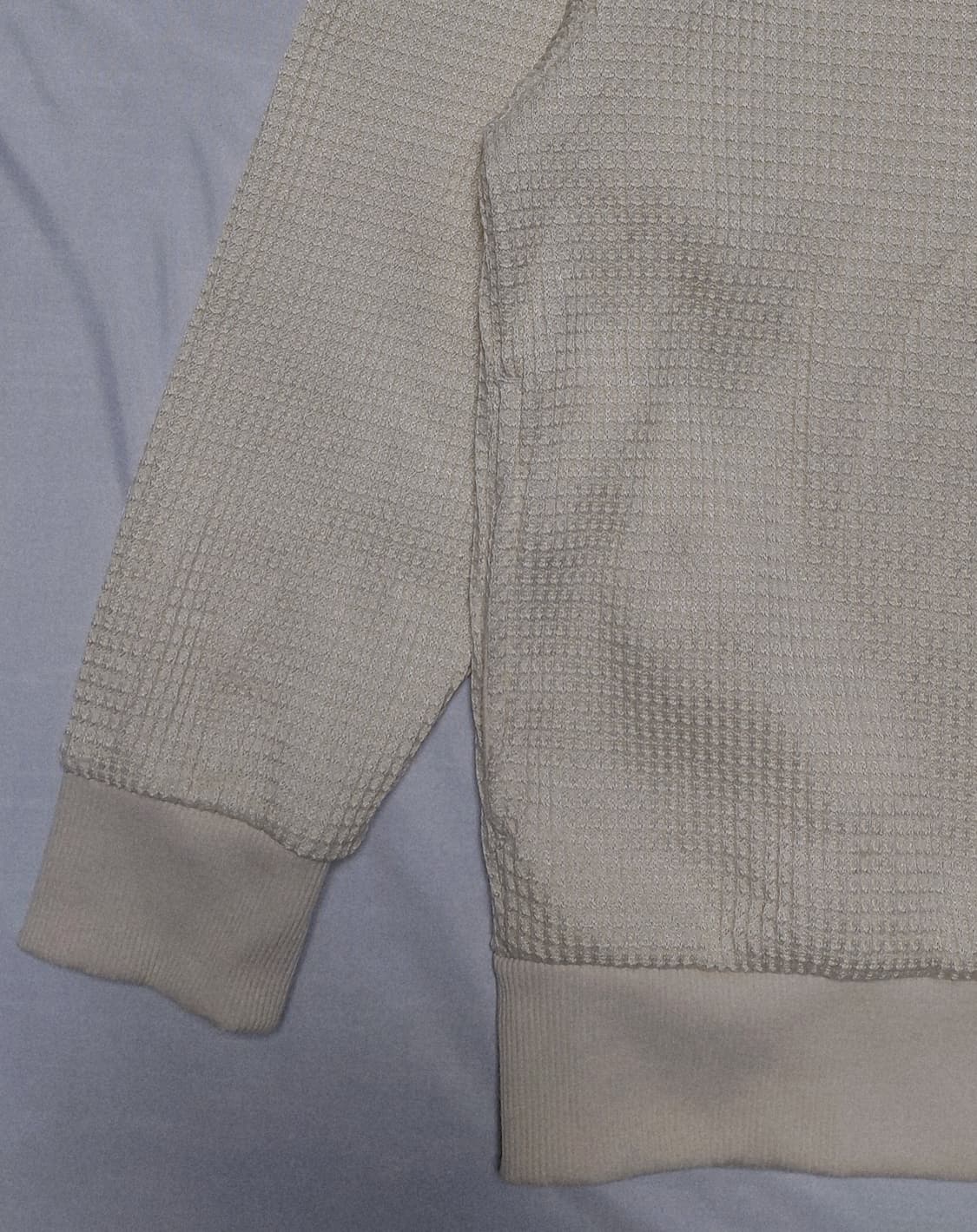 [M/무료배송] 워크맨 필드코어 와플 크루넥 약기모 맨투맨 상품이미지3