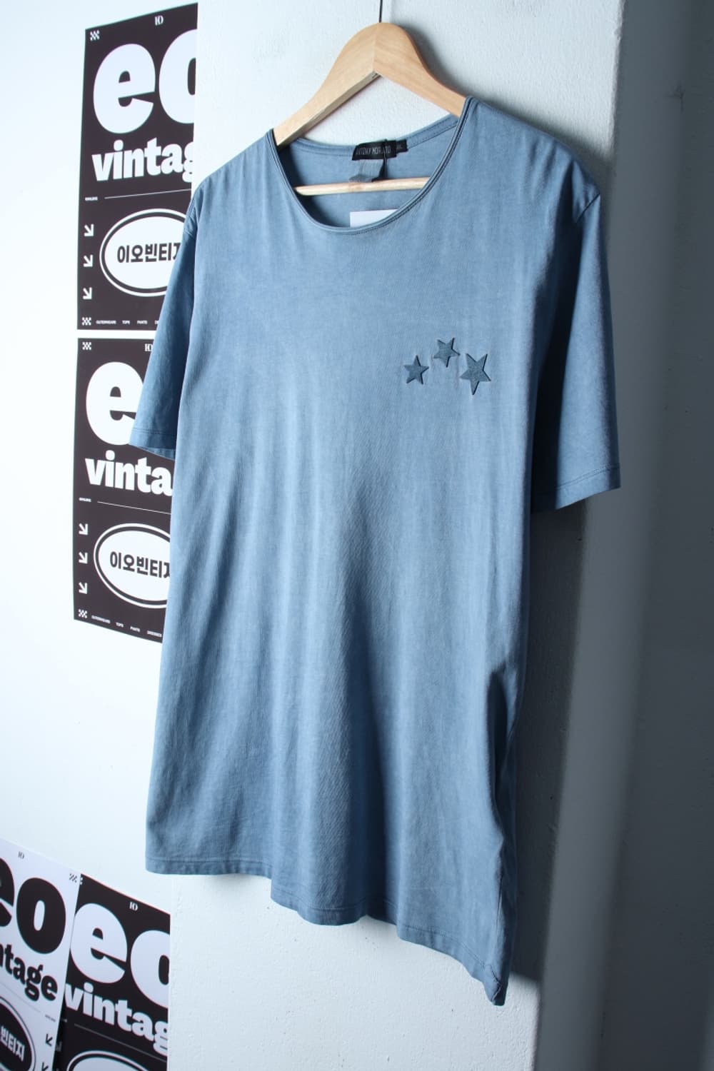 (2XL-3XL) 안토니모라토 반팔 티셔츠 빅사이즈 피그먼트-H32309 상품이미지1