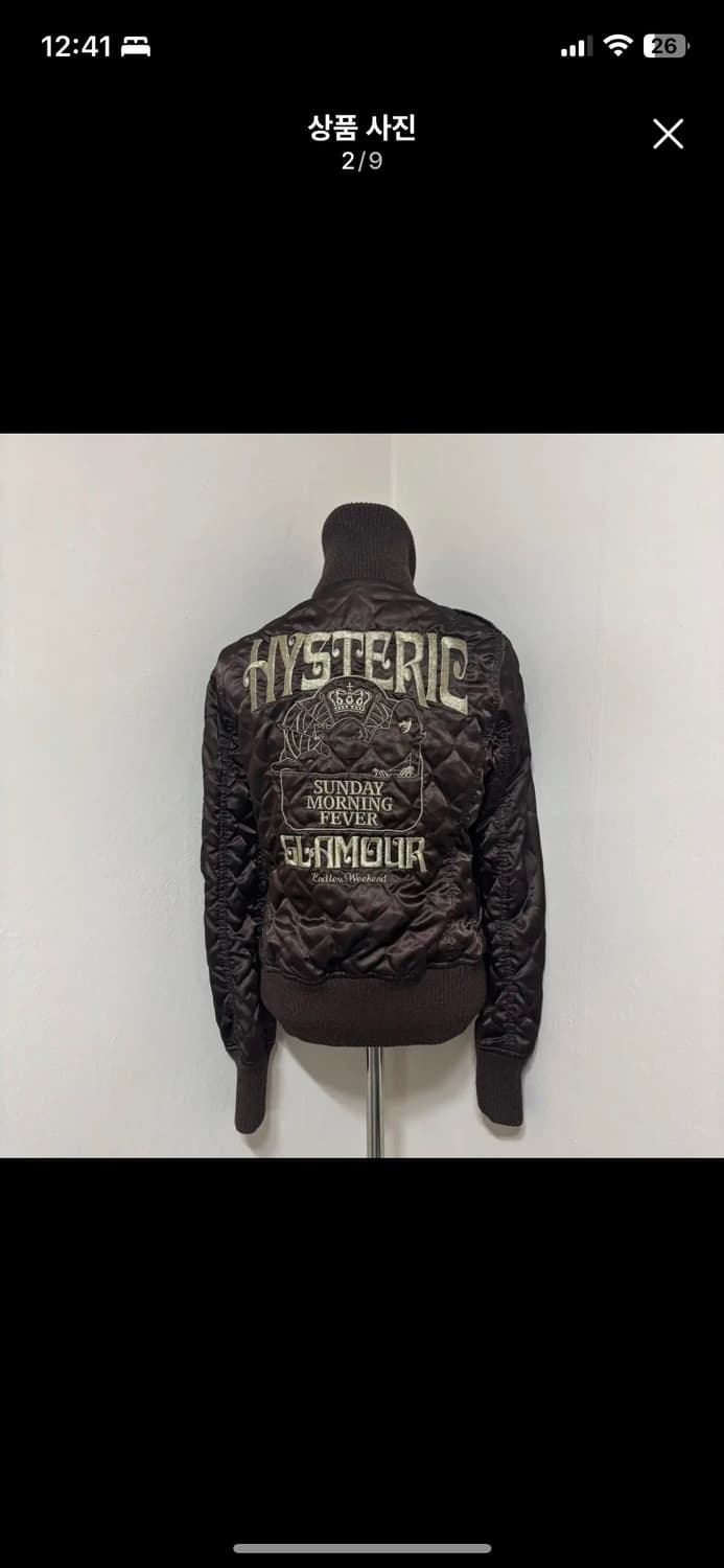 히스테릭 글래머 퀼팅자켓 상품이미지1