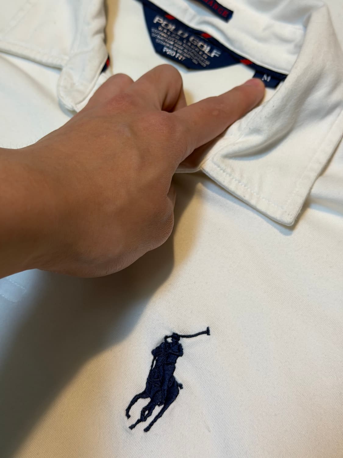 폴로 랄프로렌 빅포니 반팔 카라티 화이트 상품이미지2