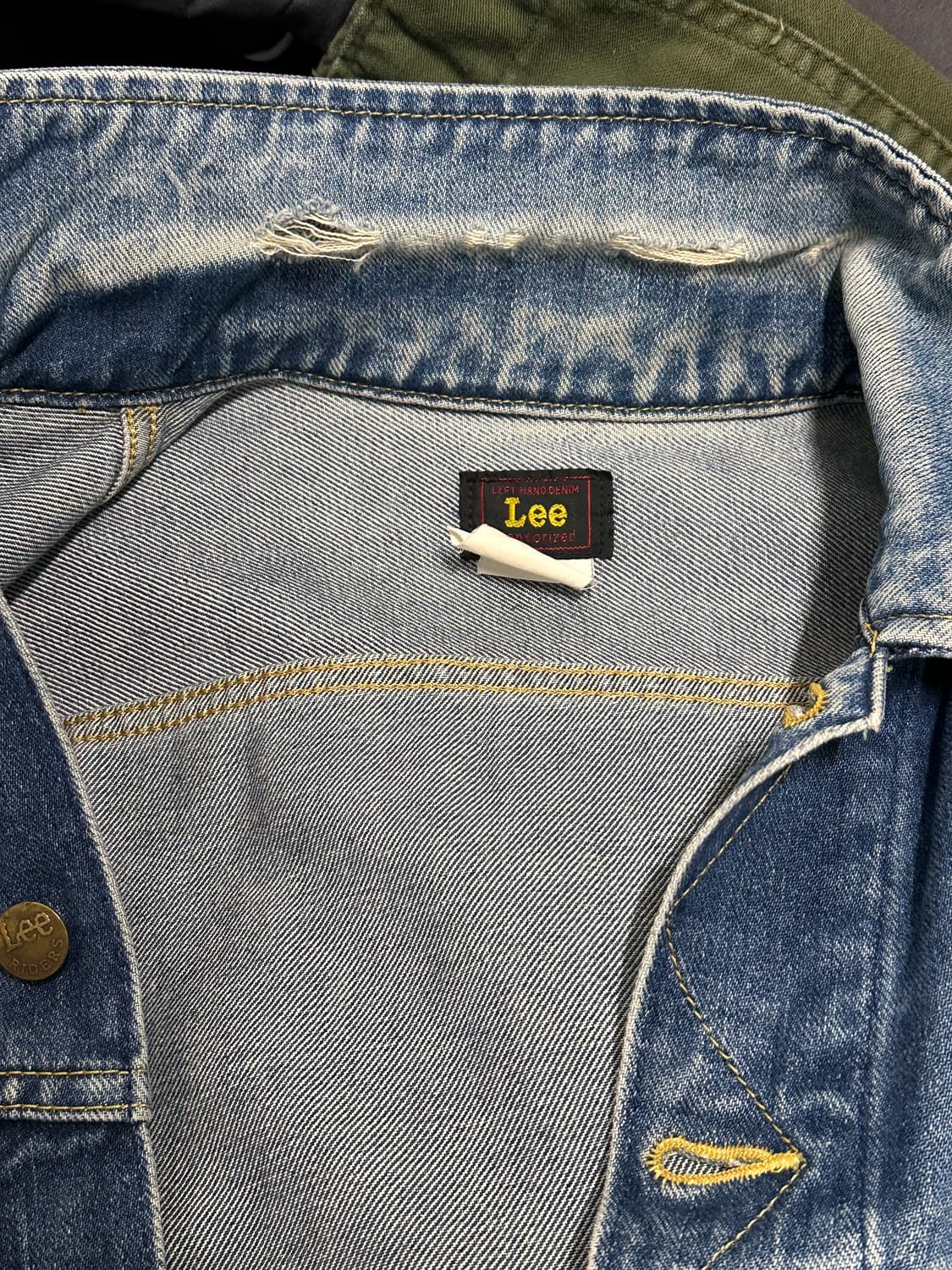 90s Lee 101j 0411 데님자켓 트러커 일본 복각 상품이미지5