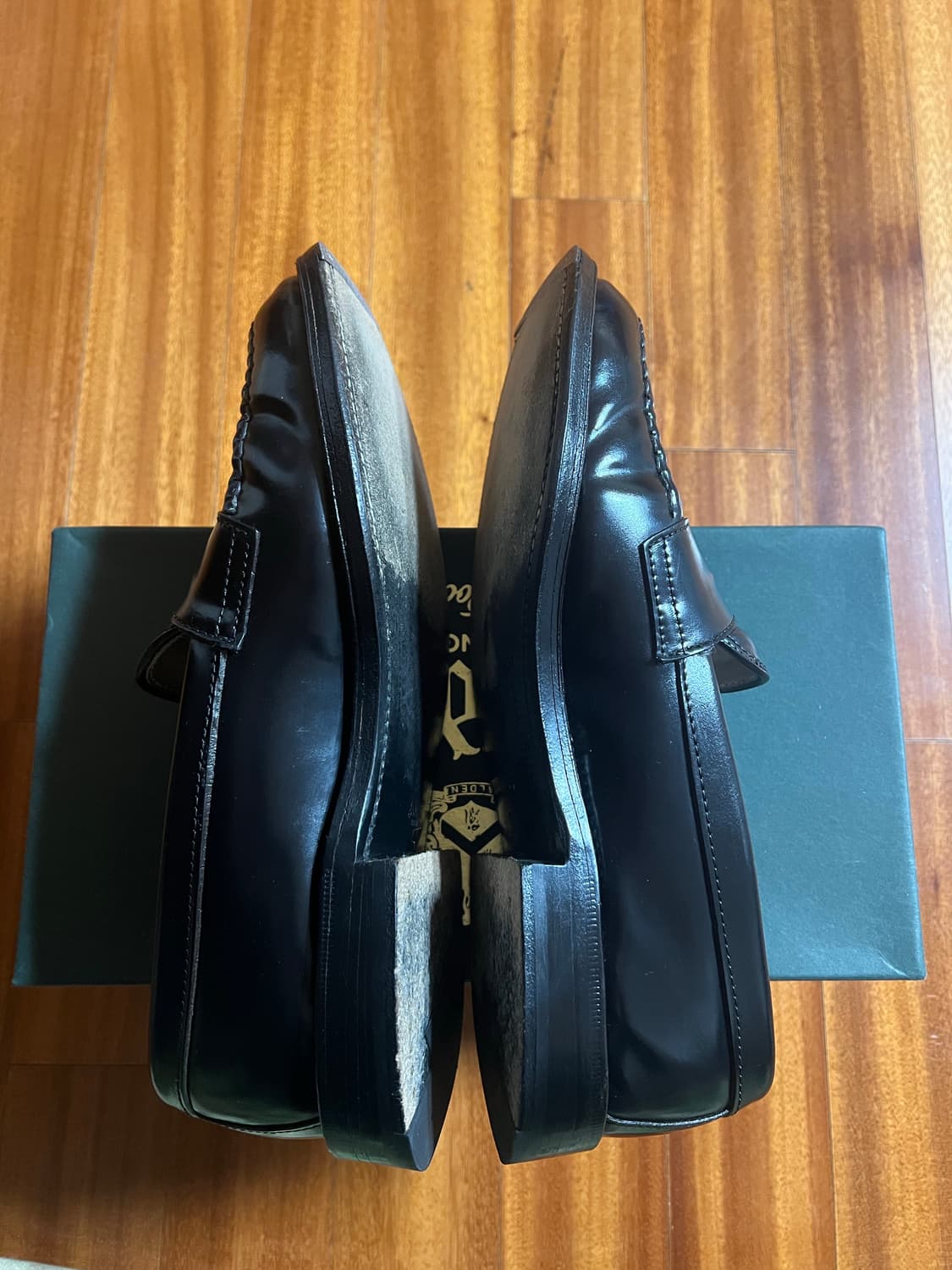 7.5D) 알든 코도반 블랙 로퍼 987 상품이미지3