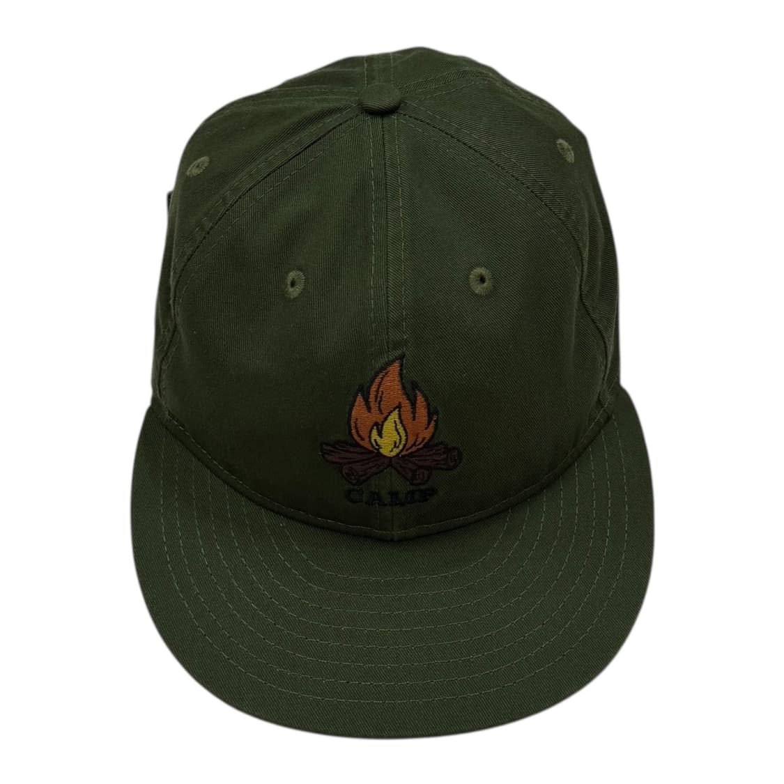 뉴에라 빈티지 레트로 크라운 캠프 심볼 스냅백 모자 카키 그린 상품이미지1