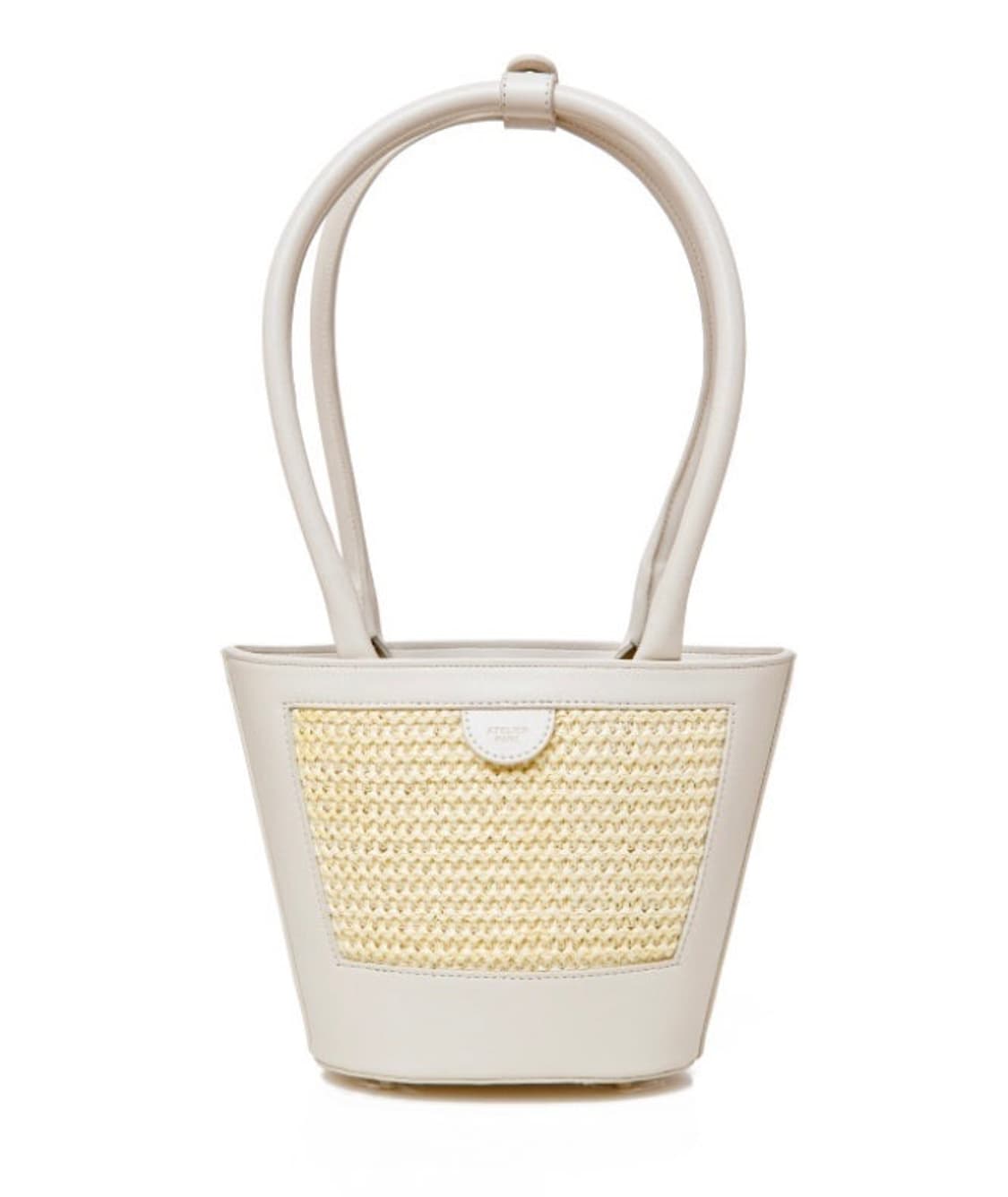 아뜰리에파크 라탄 브림백 아이보리 상품이미지1