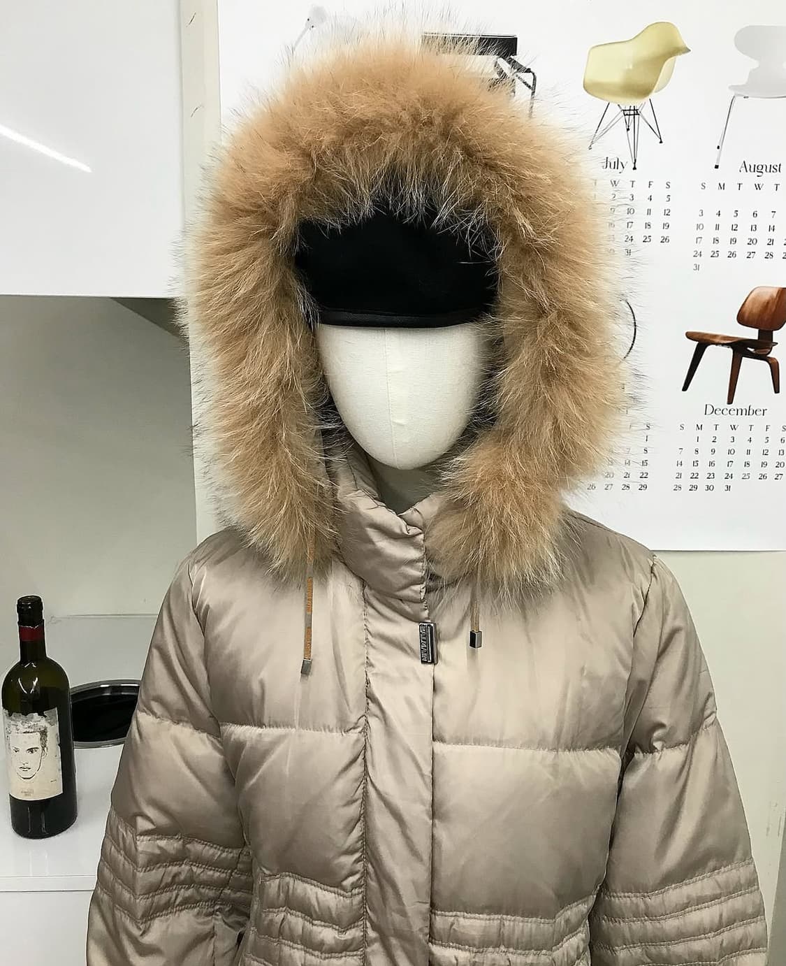 발망 은장 로고 후드 롱패딩 상품이미지8