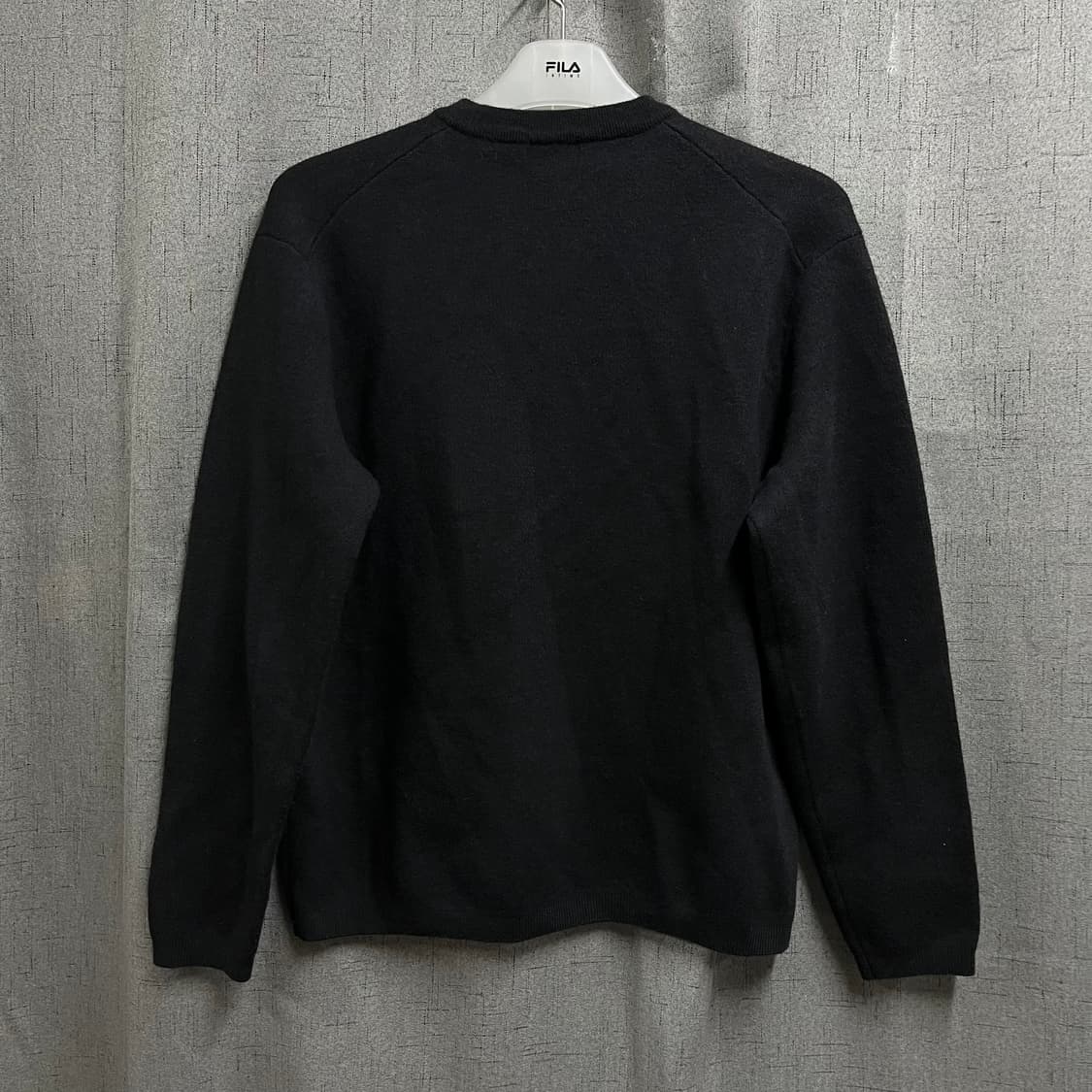 무신사스탠다드 모 울 긴팔 블랙 니트 L 상품이미지4