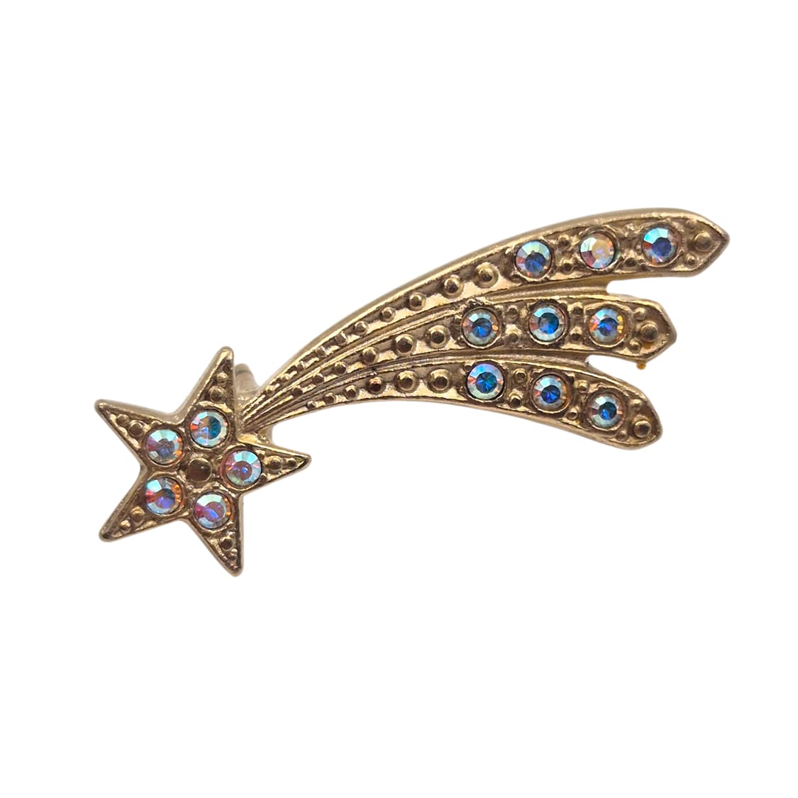 90s 미국 커크스폴리 요정 달&별 브로치 세트 상품이미지5