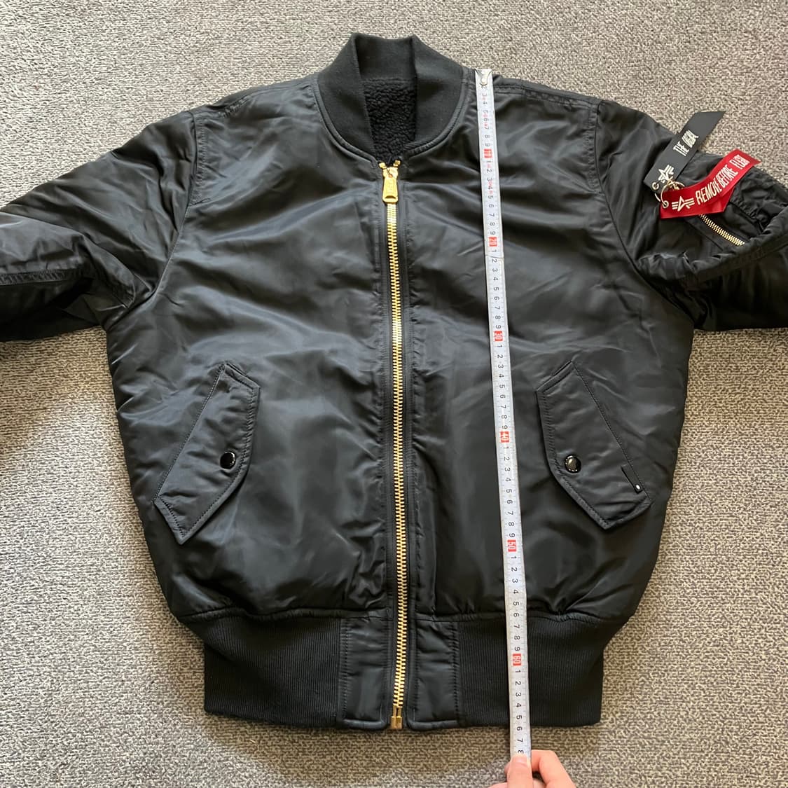 375 알파인더스트리 디스이즈네버댓 항공점퍼 ma1 상품이미지10