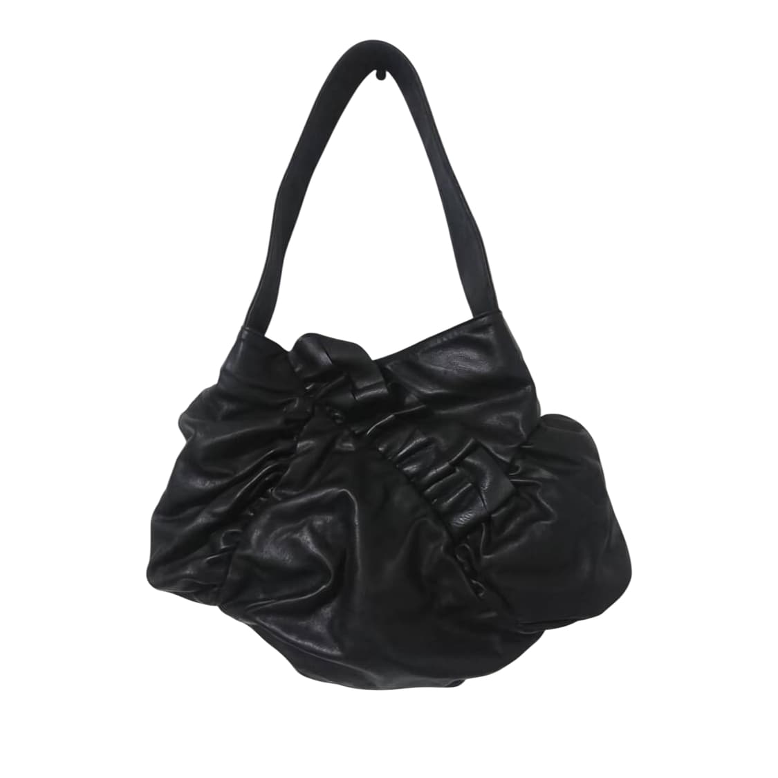 요지 야마모토 와이즈 소가죽 변형 숄더백 상품이미지1