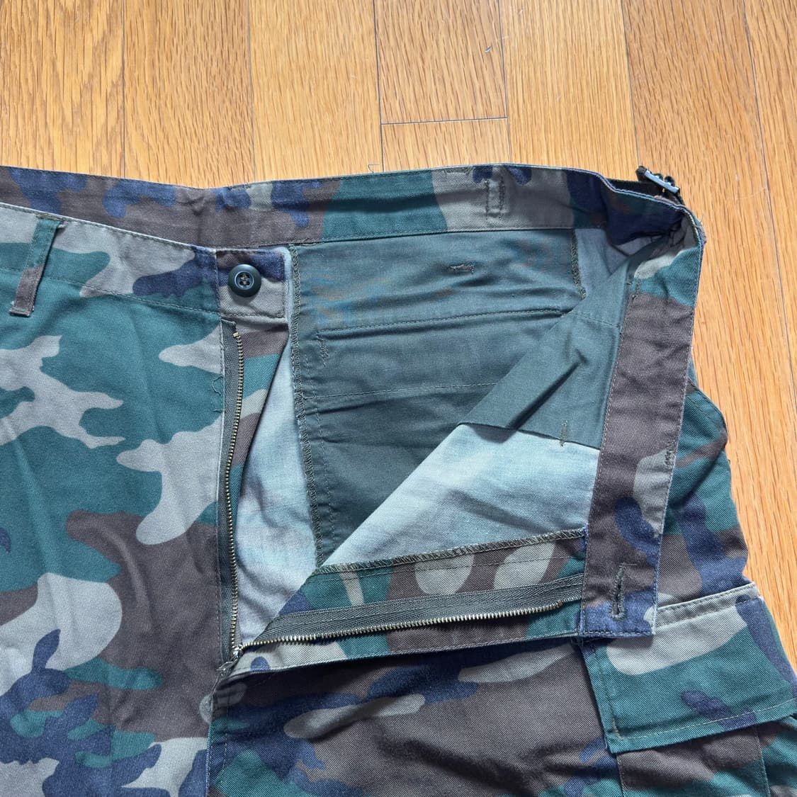 Rothco 빈티지 우드랜드카모 카고 쇼트팬츠 L 상품이미지2