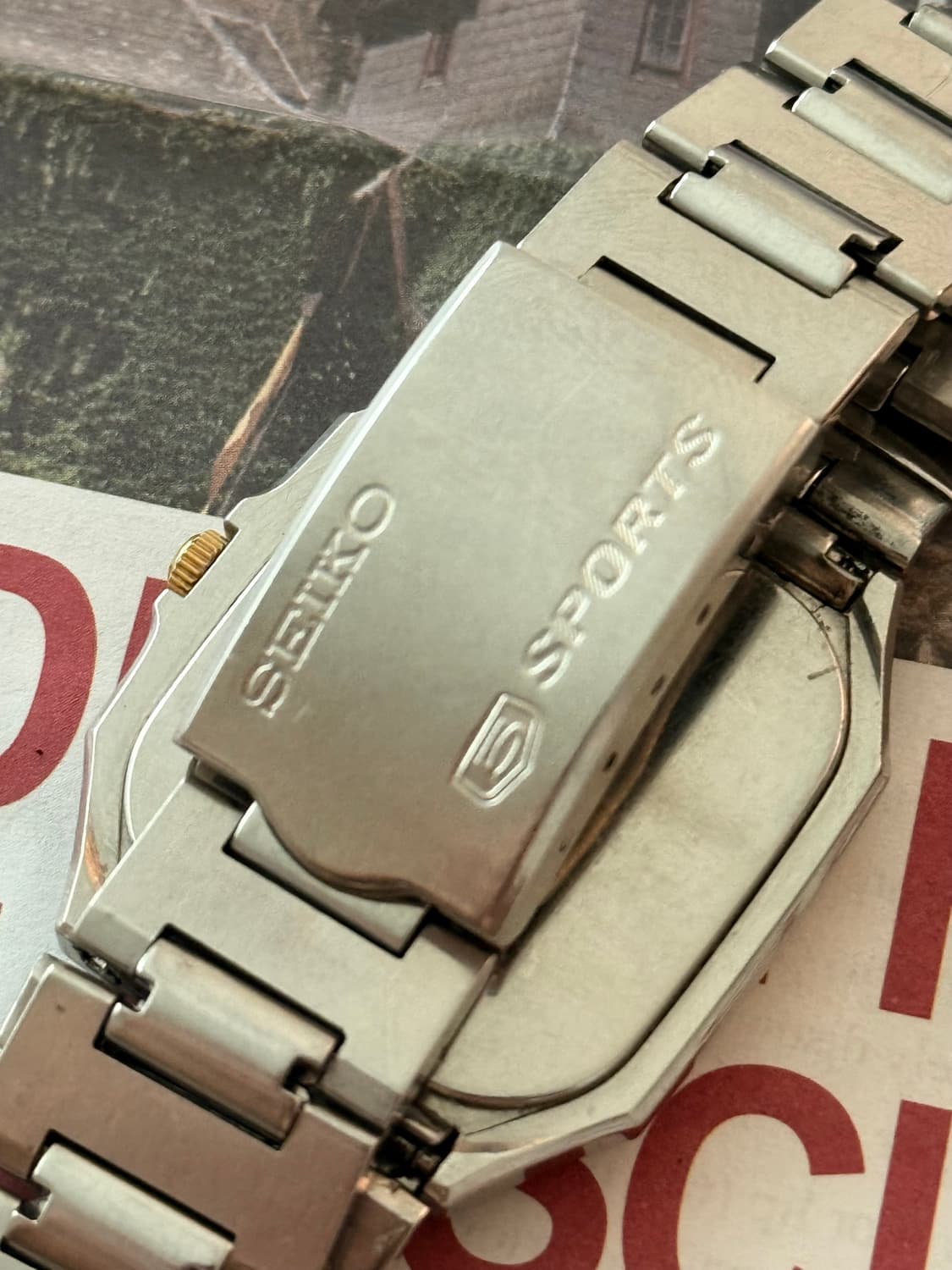 세이코 Seiko Chronos 쿼츠 콤비 상품이미지3