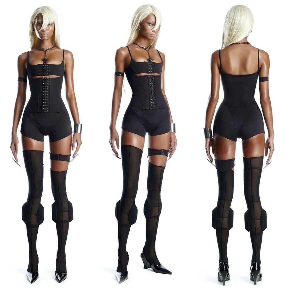 Gen Black Playsuit 상품이미지1