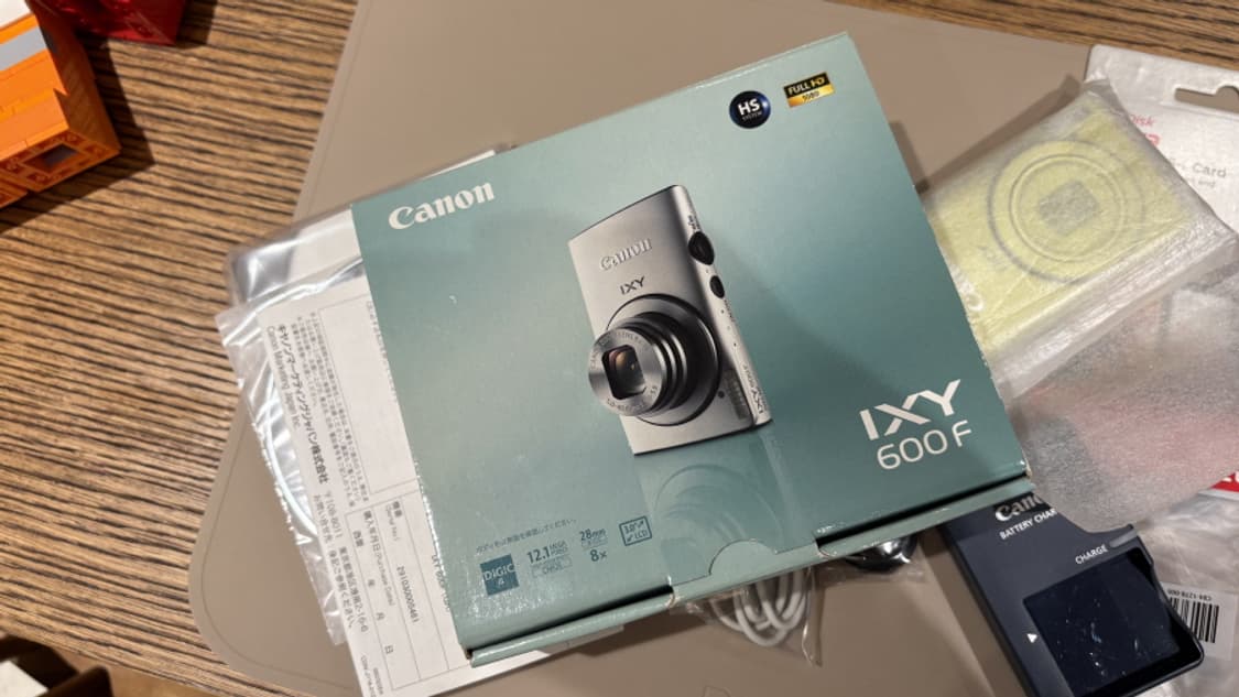 새제품)캐논 익시 600F (익서스 230HS) 빈티지디카 풀박스 상품이미지2