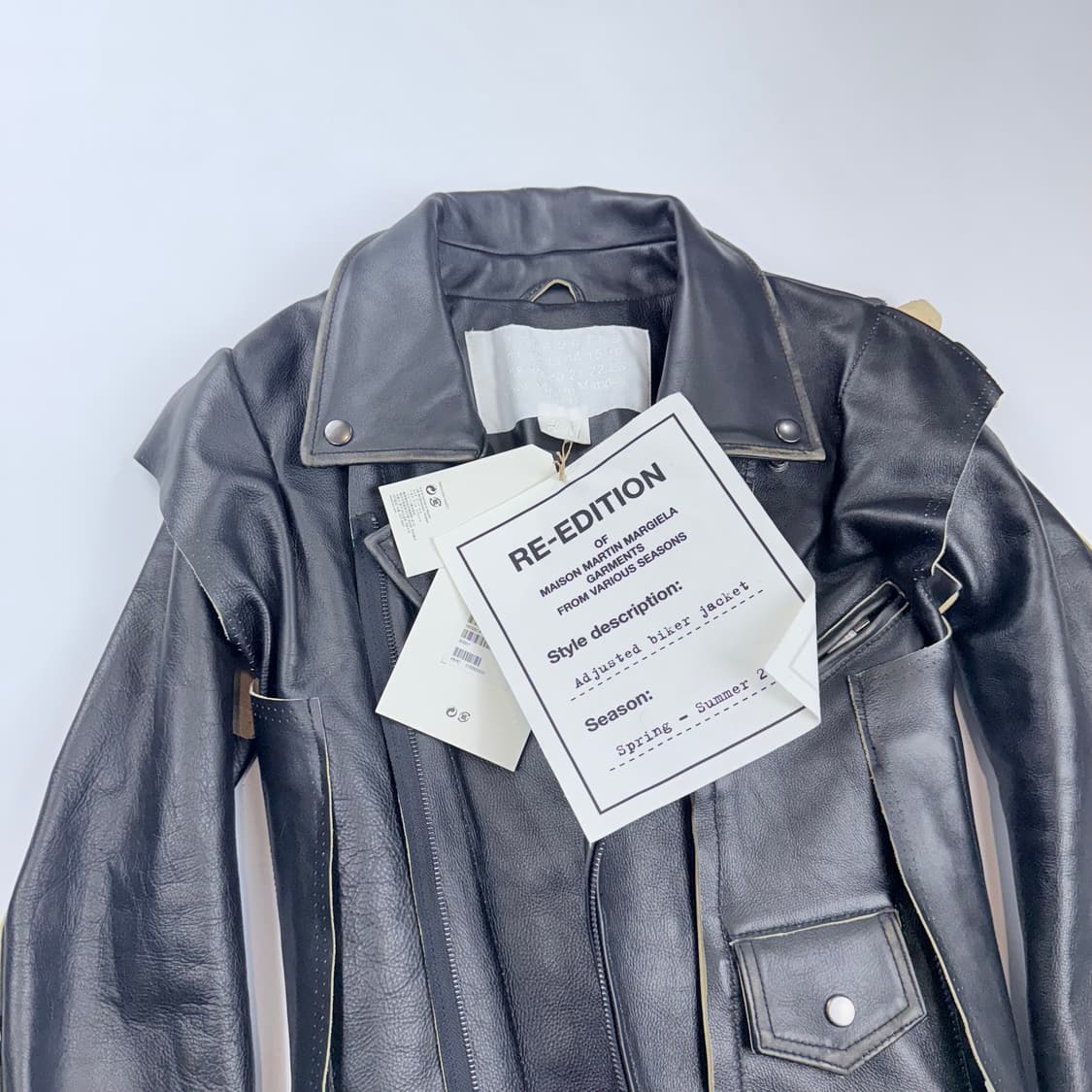 Maison Margiela X H&M leather jacket 상품이미지3