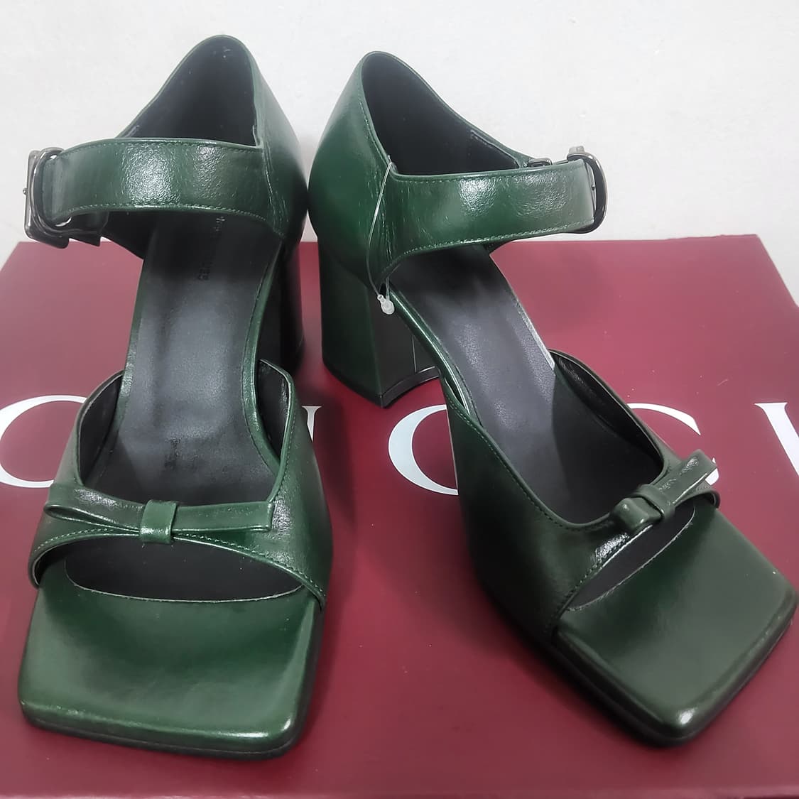 새상품 드레곤블루스 여름 샌들 힐 슬링백 여자구두 35.5 225 귀욤 상품이미지2