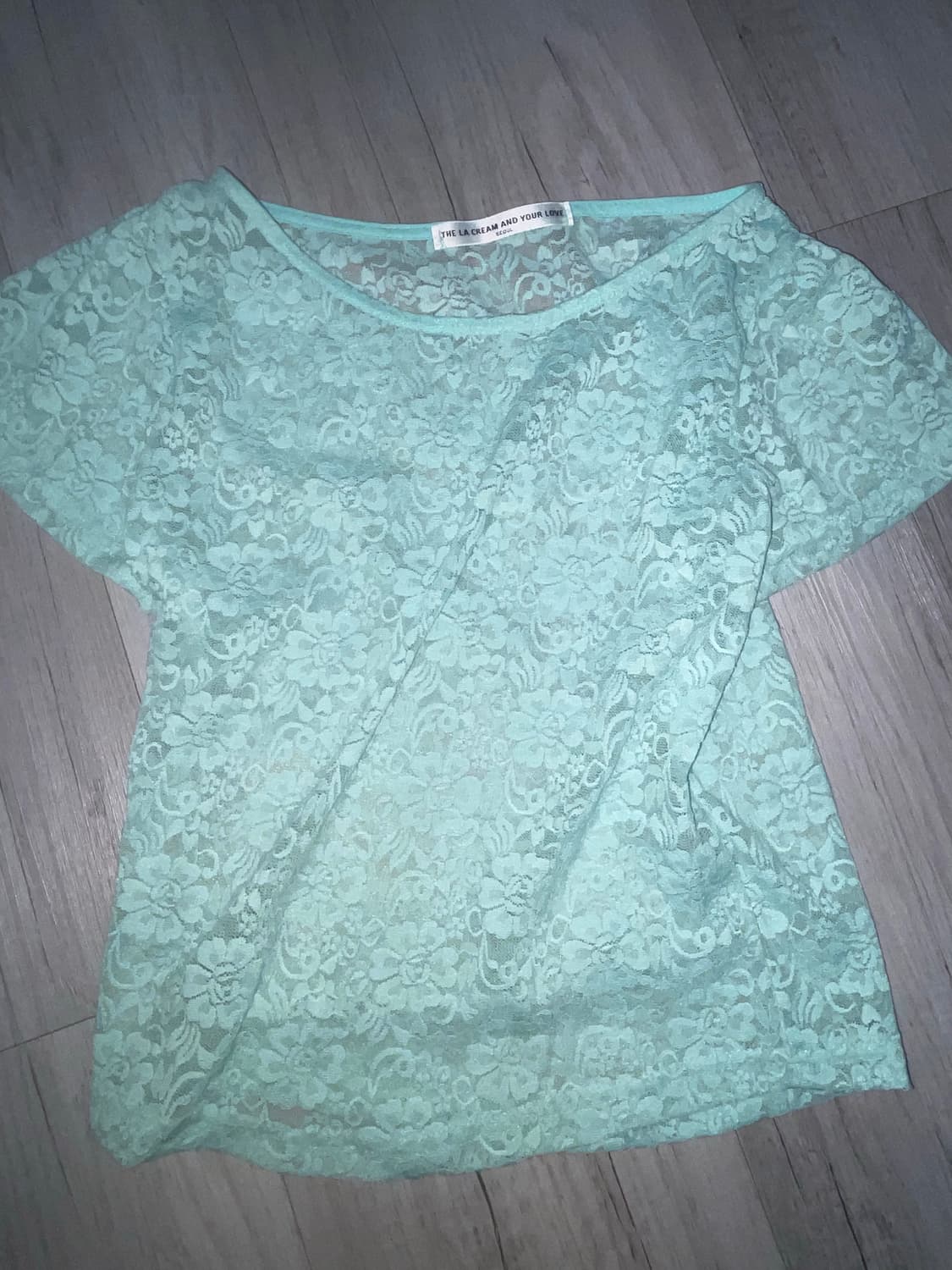 Farie rosie lace half top HALFTOP 상품이미지4