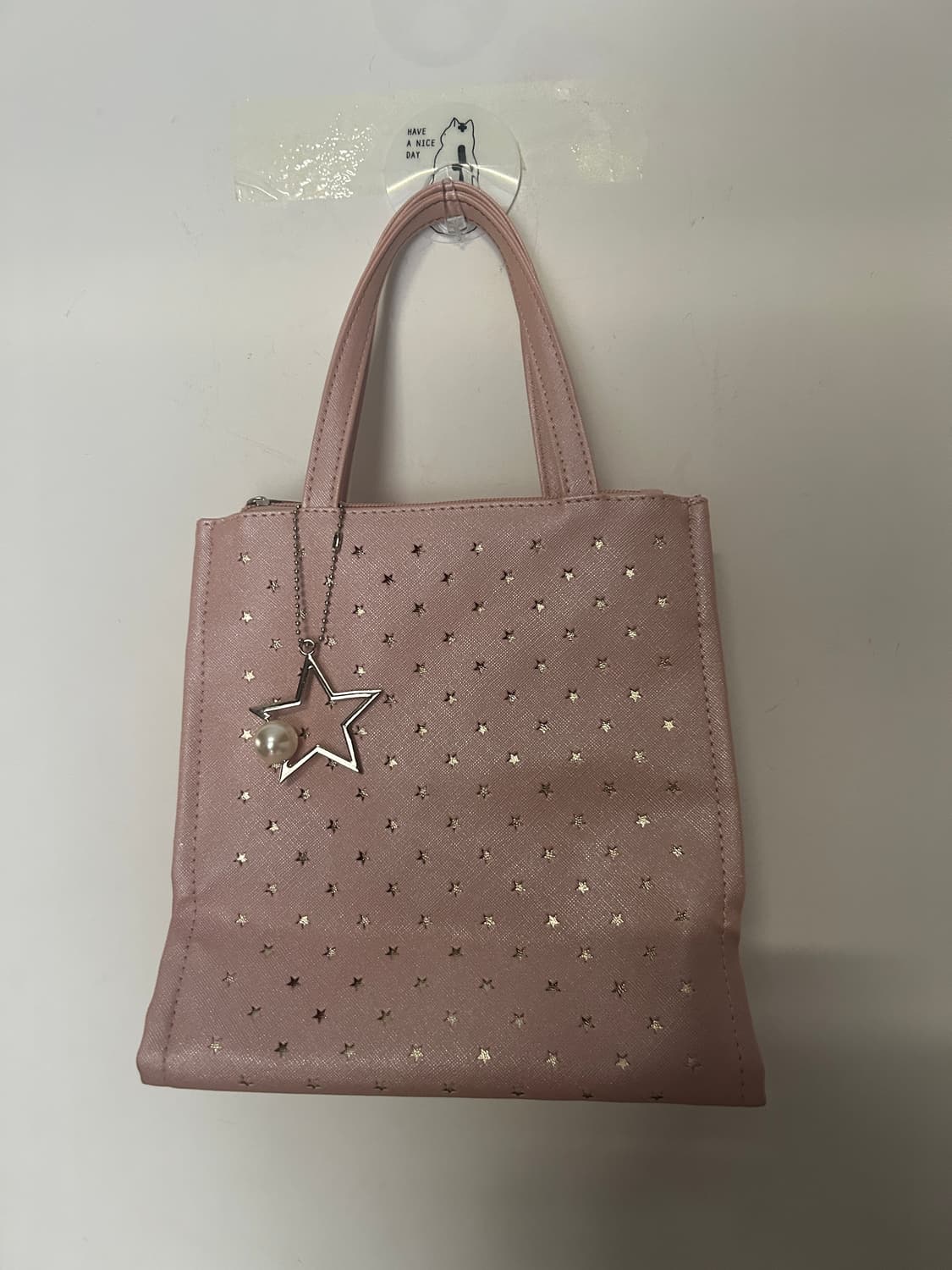 핑크 별 핸드백  상품이미지1