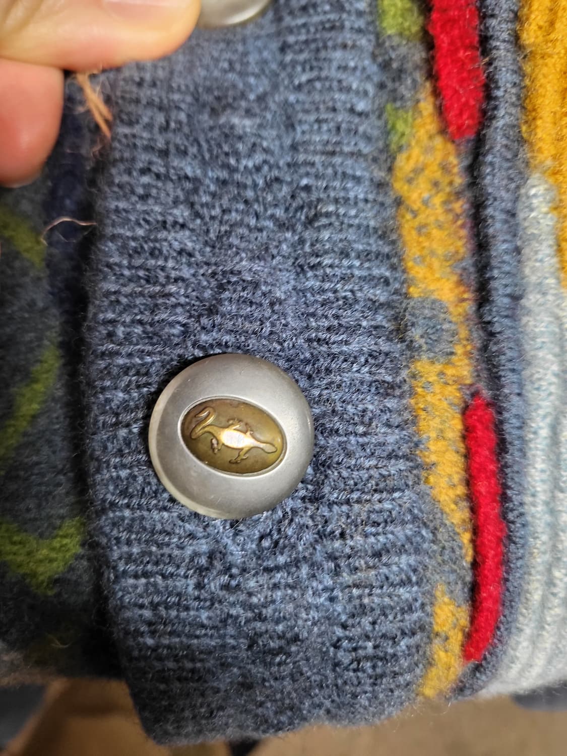 Geocu 빈티지 패턴 가디건 상품이미지4