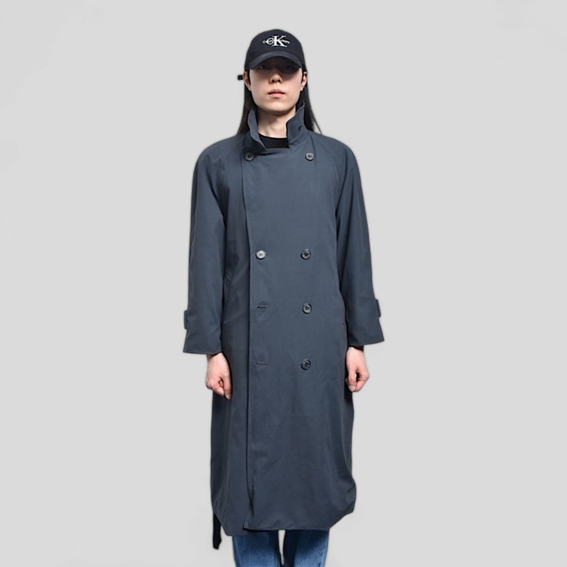  90s YSL 입생로랑 더블 트렌치 롱코트 N217 상품이미지2