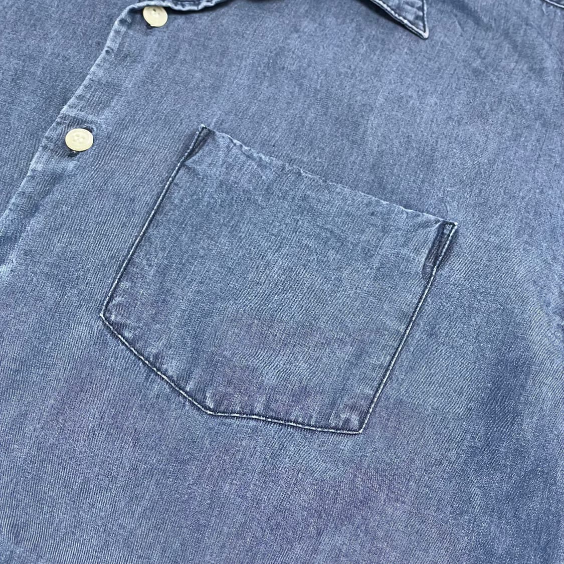 Wrangler 랭글러 텐셀 데님 반팔셔츠 상품이미지4