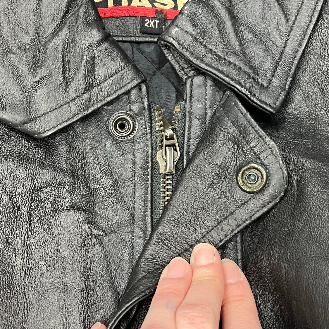 리얼 레더 봄버자켓 s09077 상품이미지7