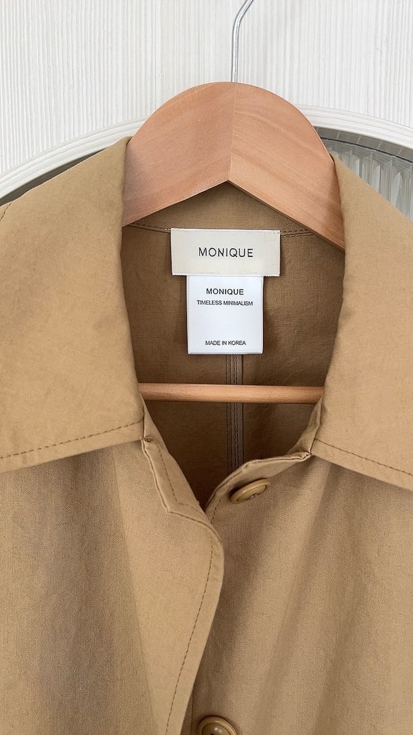 싱글오버 베이지 트렌치코트 (여성) 상품이미지2