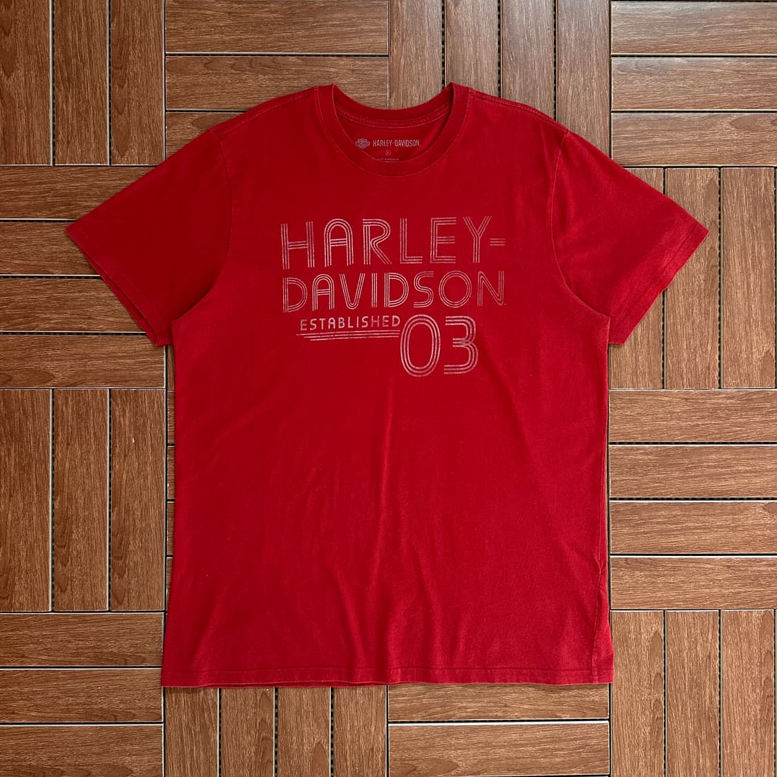 Harley davidson printing 1/2 tee 상품이미지1