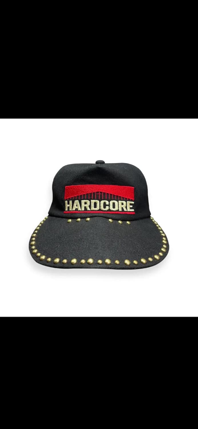 하드코어러버 모자 H.C STUD. BLACK. CAP. 상품이미지2