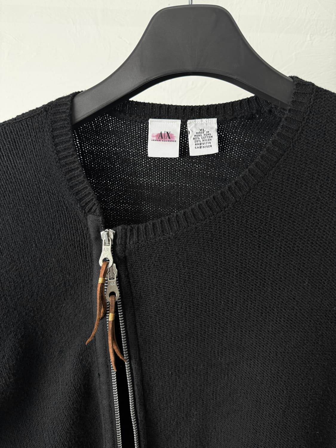 아르마니 익스체인지 투웨이 니트 집업 상품이미지3