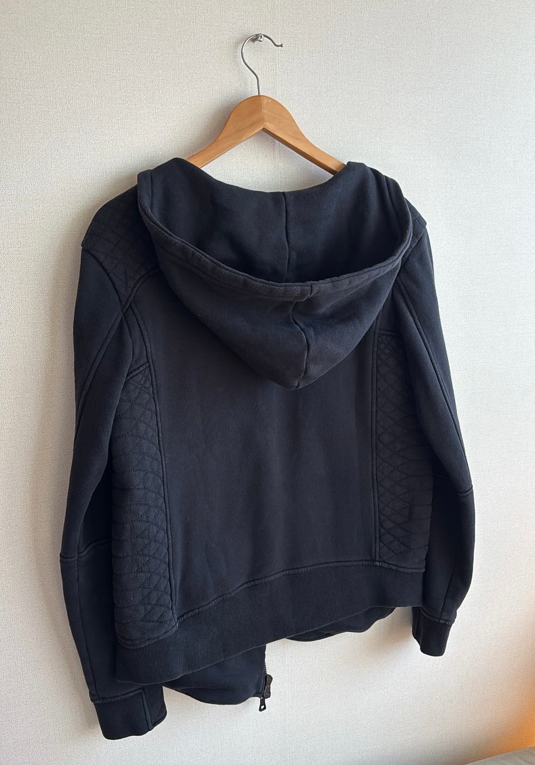 Asymmetric Biker Hoodie 상품이미지5