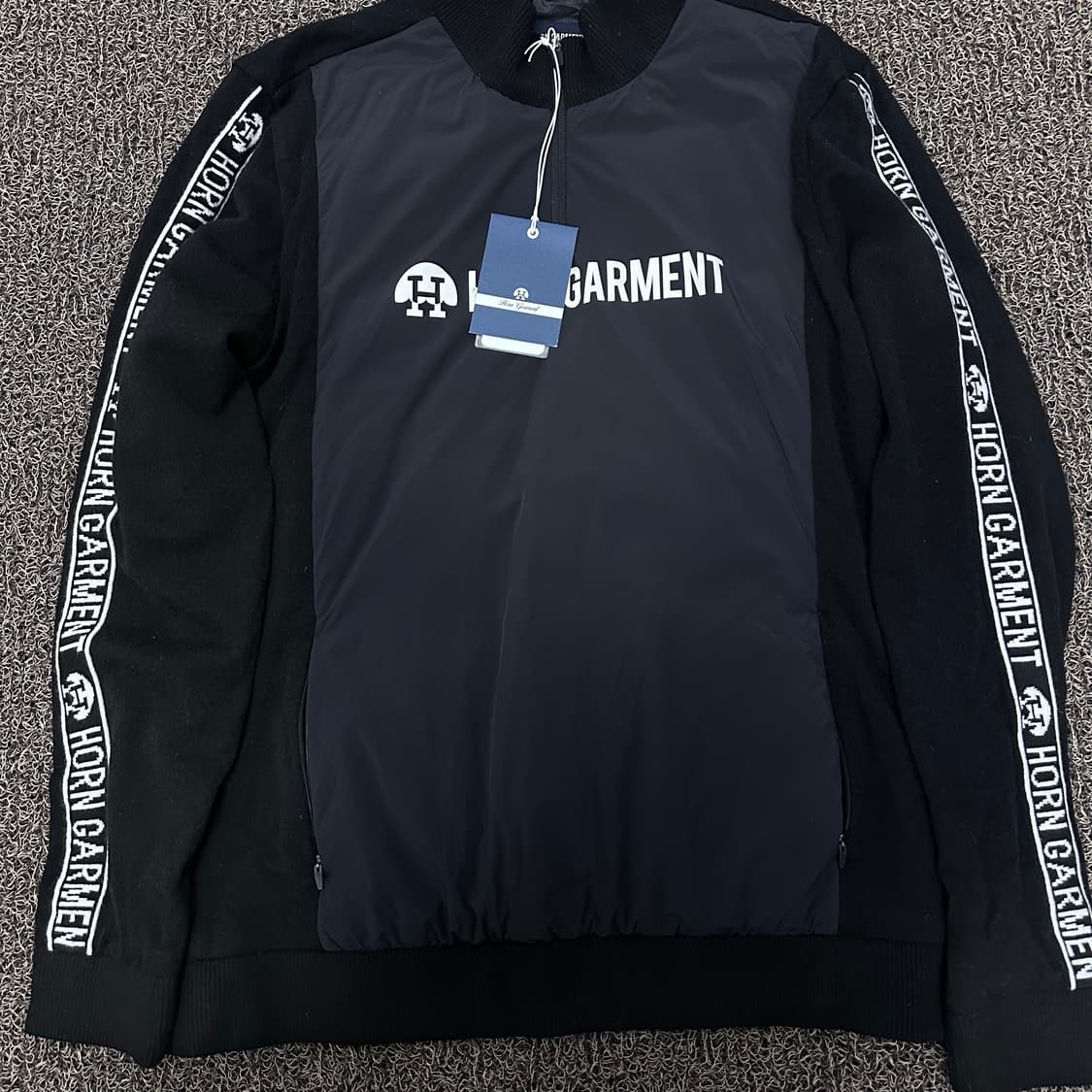 [새상품] 혼가먼트 남성 골프웨어 캐시미어 울 니트 L 상품이미지3