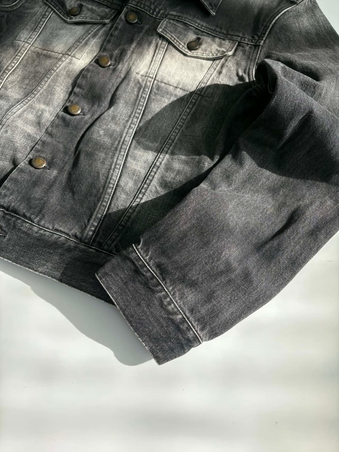 [48] 입생로랑 리브 고쉬 데님 트러커 자켓 상품이미지8