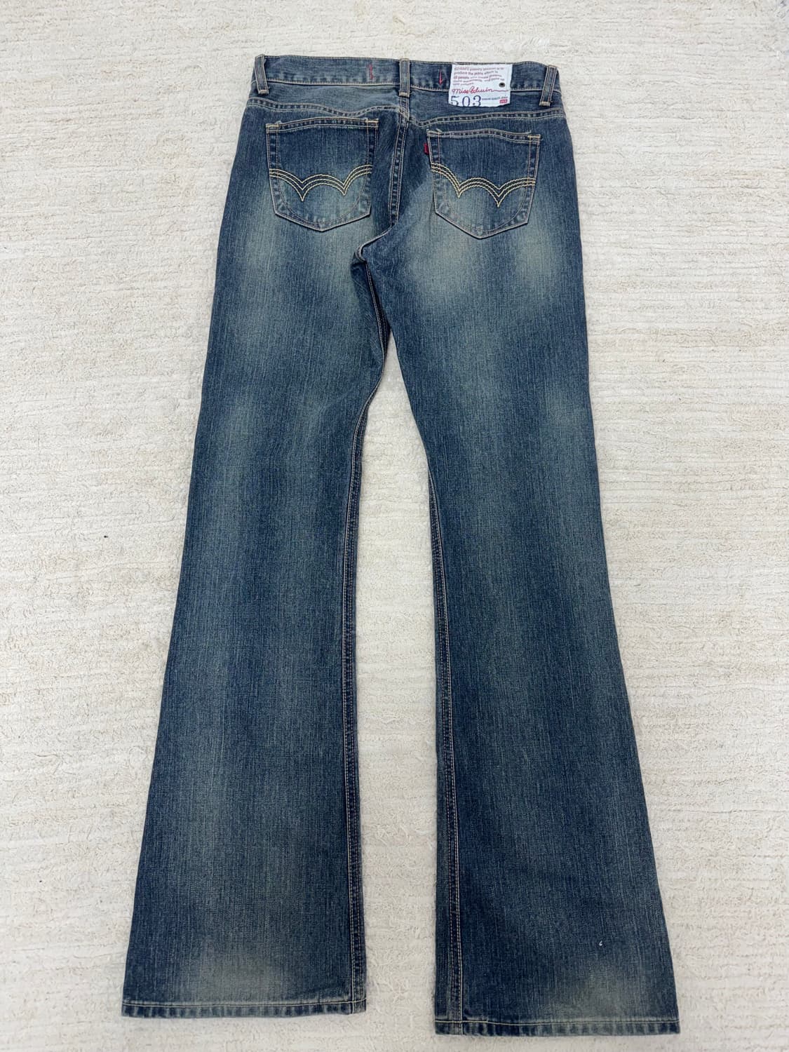 •EDWIN 503 부츠컷 데님 팬츠 30X33 상품이미지2