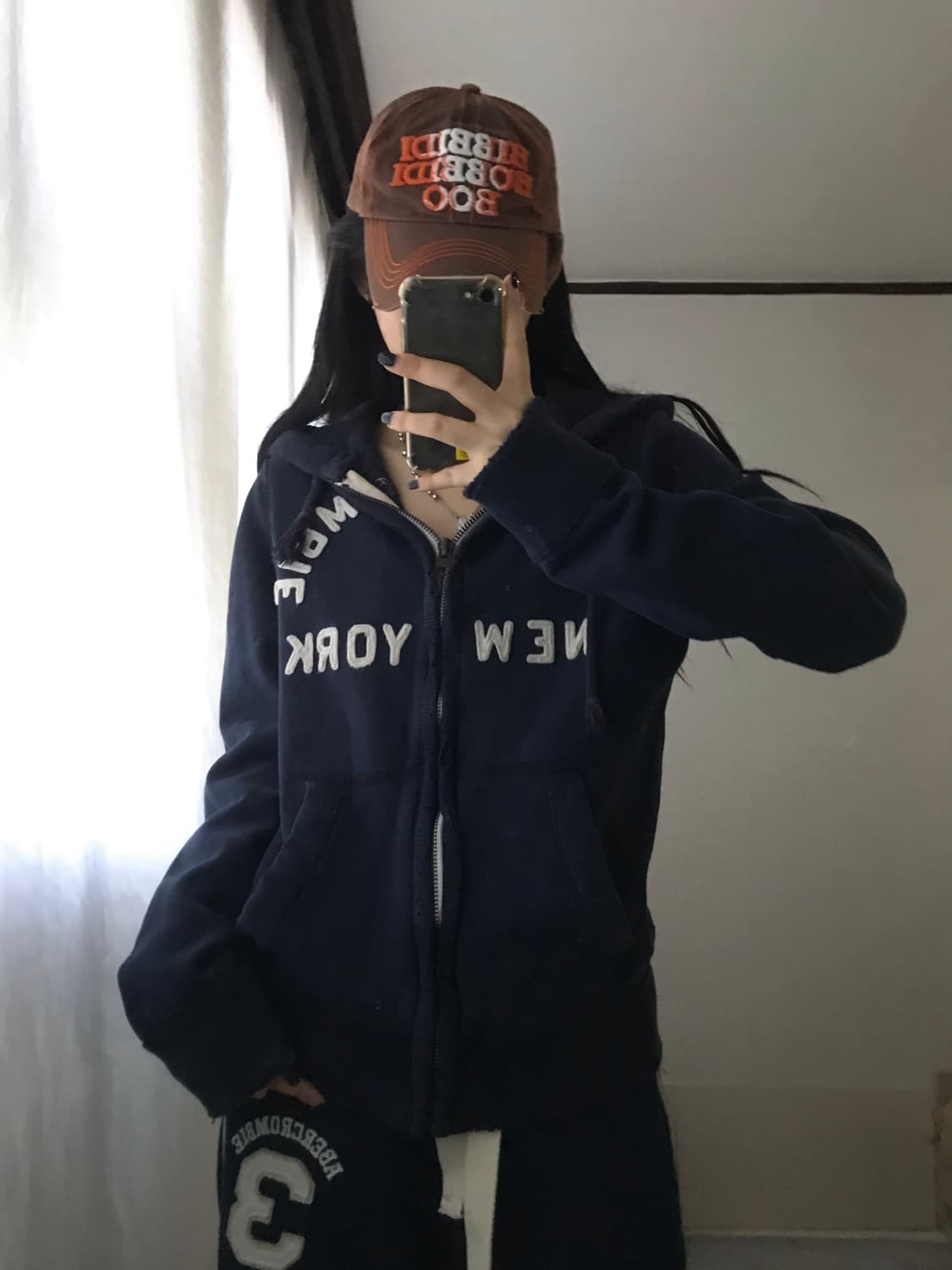 아베크롬비 네이비 후드집업 상품이미지1