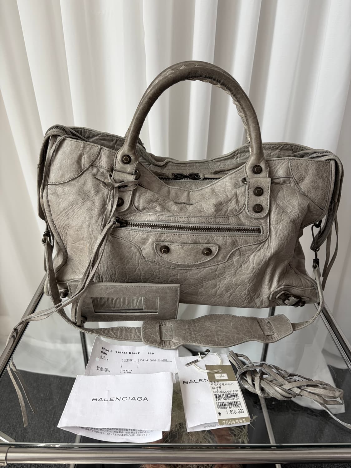 발렌시아가 시티 모터백 상품이미지3