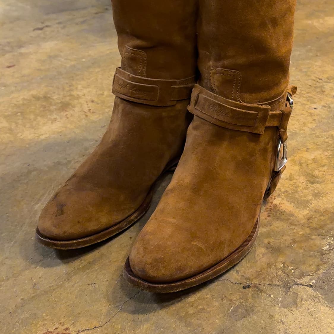 폴로 랄프로렌 퍼플라벨 스웨이드 우먼 부츠 상품이미지9