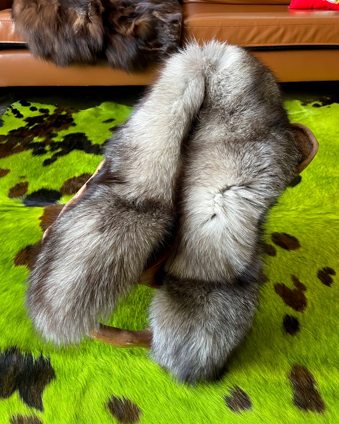 Old SAGA Fox Real Fur Muffler 상품이미지4