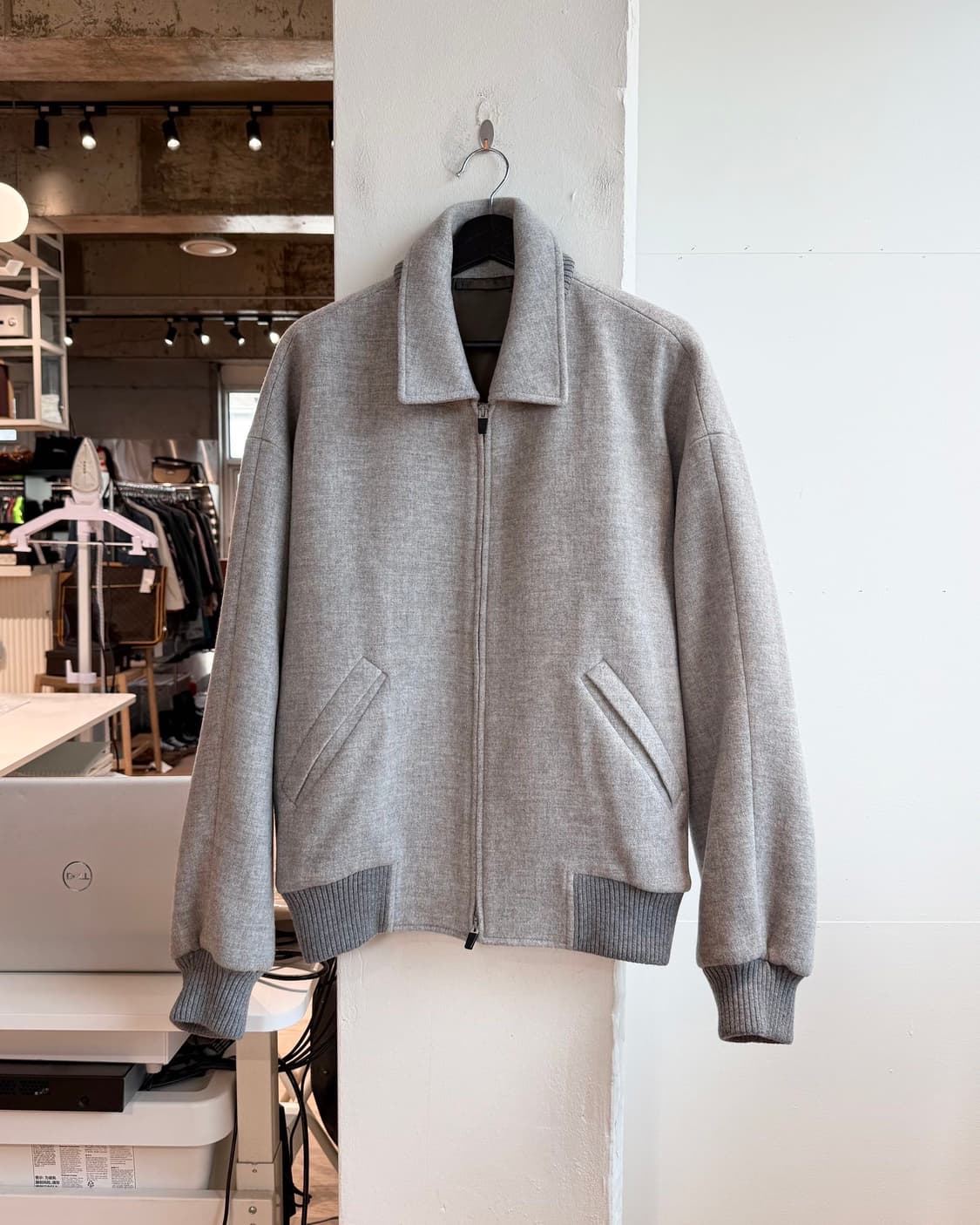 피어 오브 갓 x 에르메네질도 제냐 그레이 울 쇼트 자켓  상품이미지2