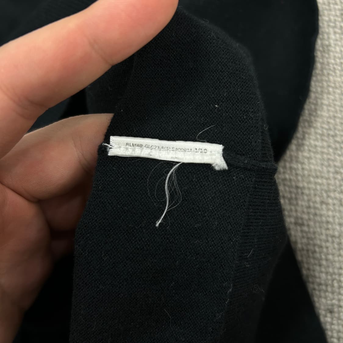 폴로 우먼스 라운드넥 피마코튼 가디건(M) 상품이미지5