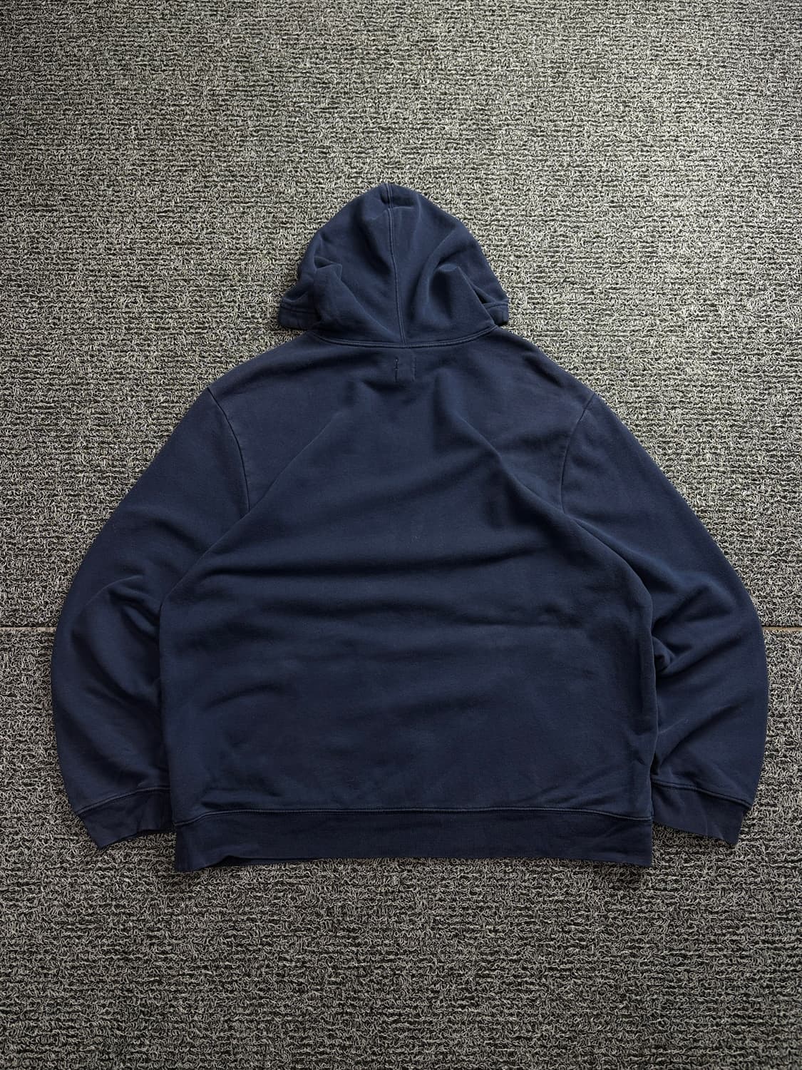 갭 빅로고 미니멀 박시핏 후디 네이비 1681 상품이미지4