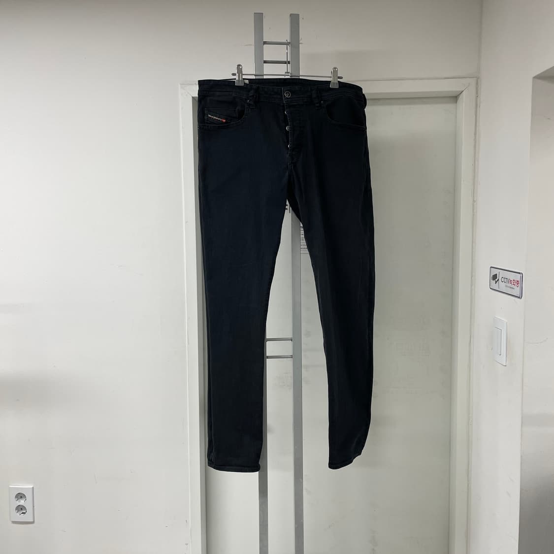 디젤 블랙 데님 팬츠 W36 L32 상품이미지6