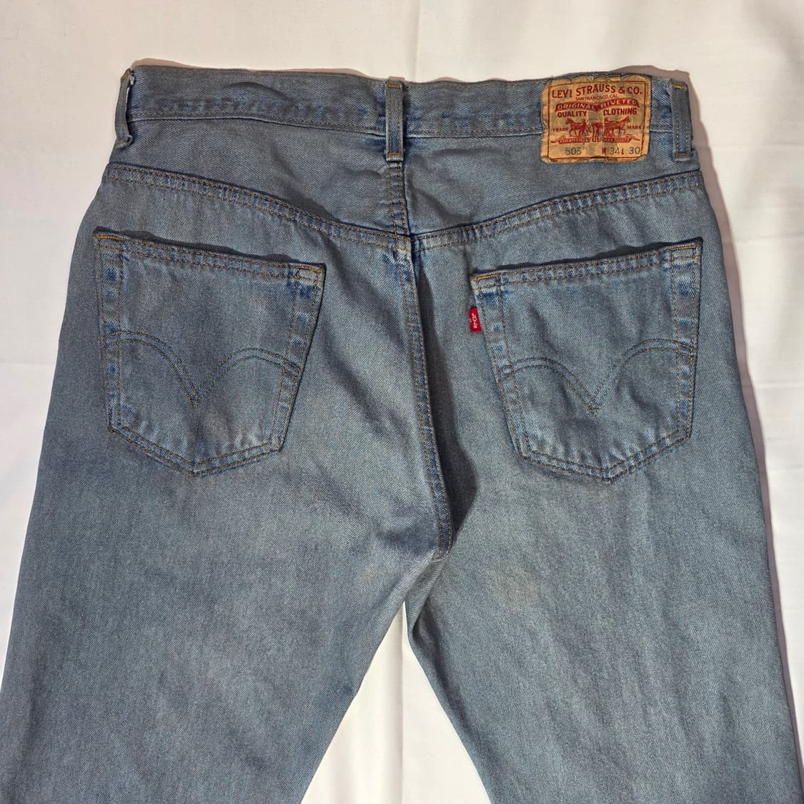 [W34L30]00s 리바이스 505 빈티지 더티워싱 데님팬츠 상품이미지8