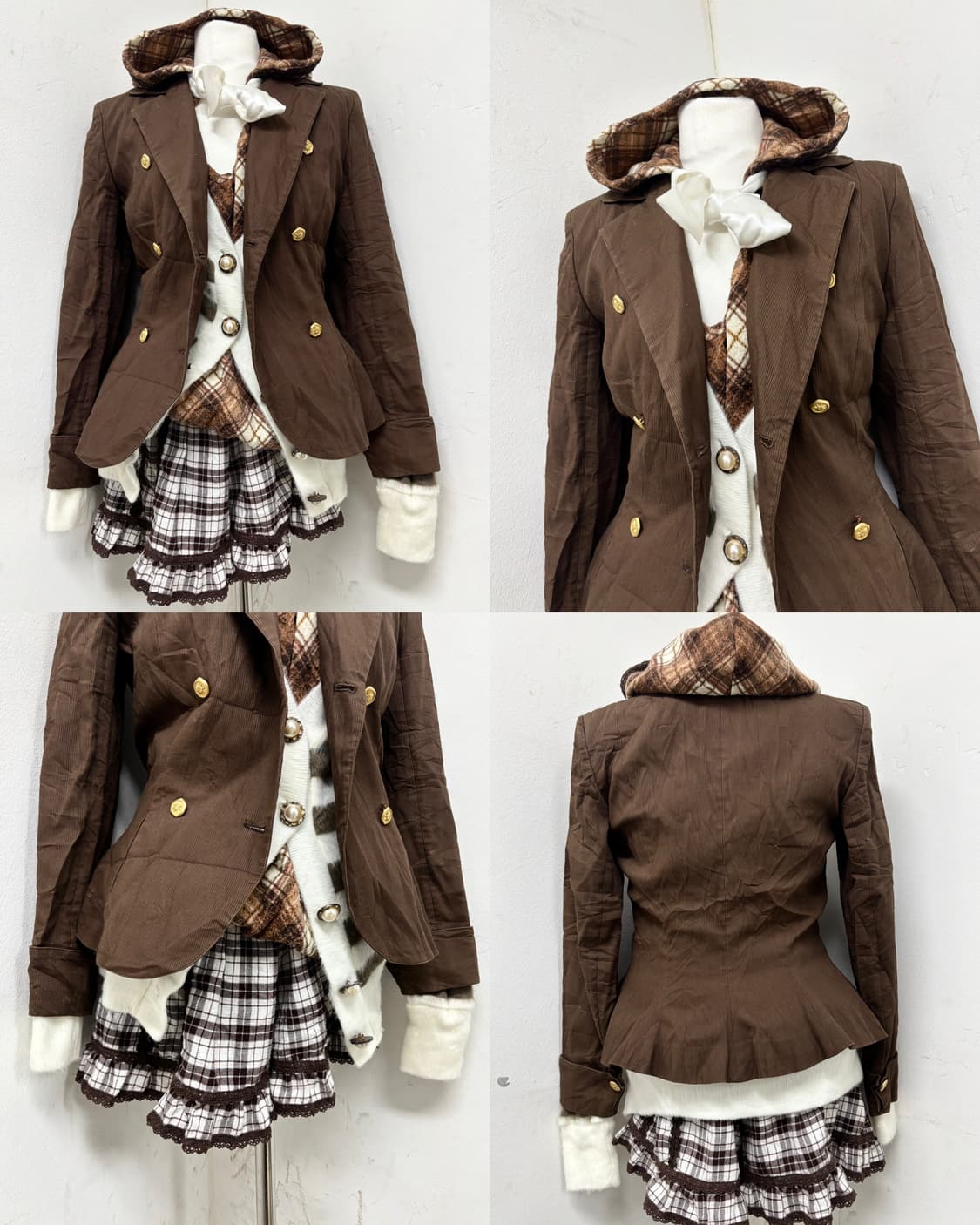  [49AV JUNKO SHIMADA]Brown Gold Button J 상품이미지1