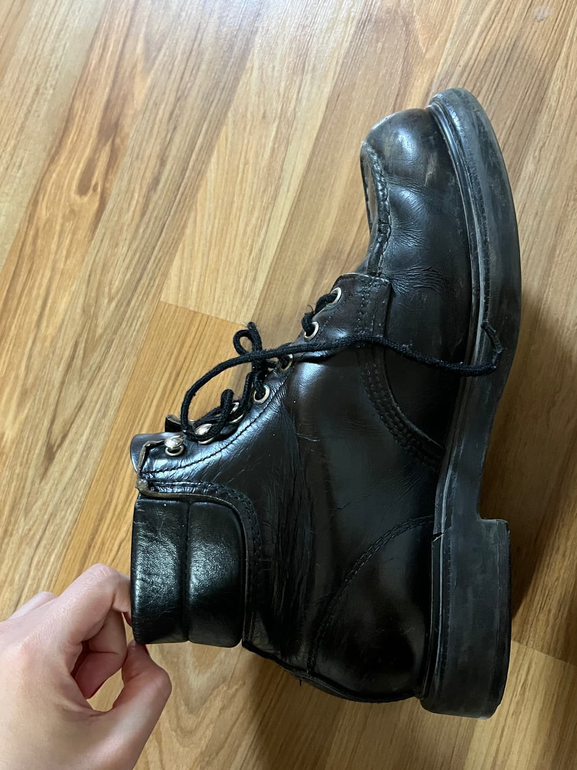 레드윙 목토 레어 올블랙 상품이미지5