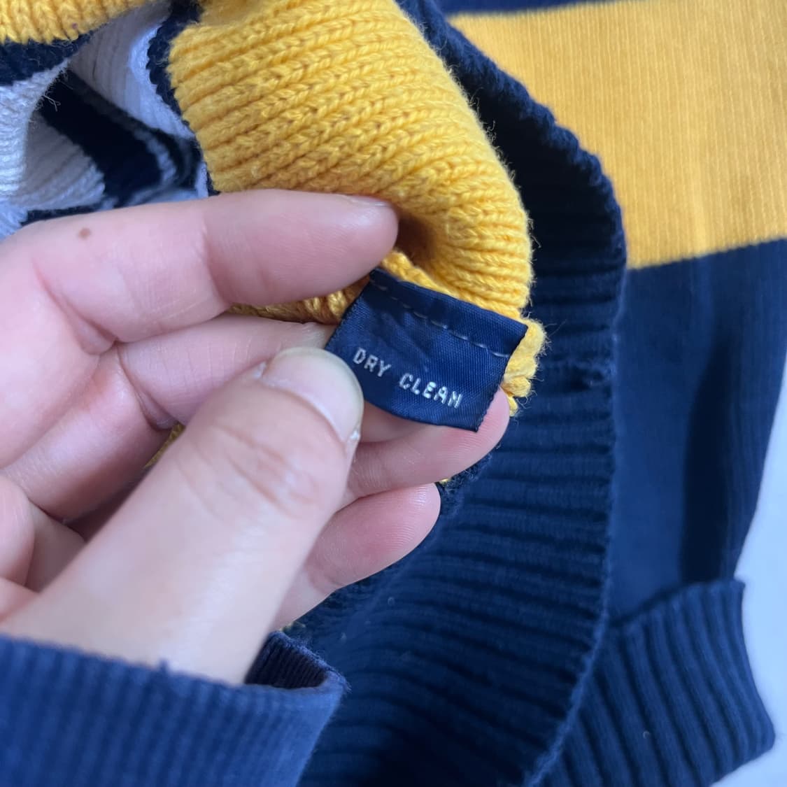 100 폴로 랄프로렌 스트라이프 코튼 니트  상품이미지4