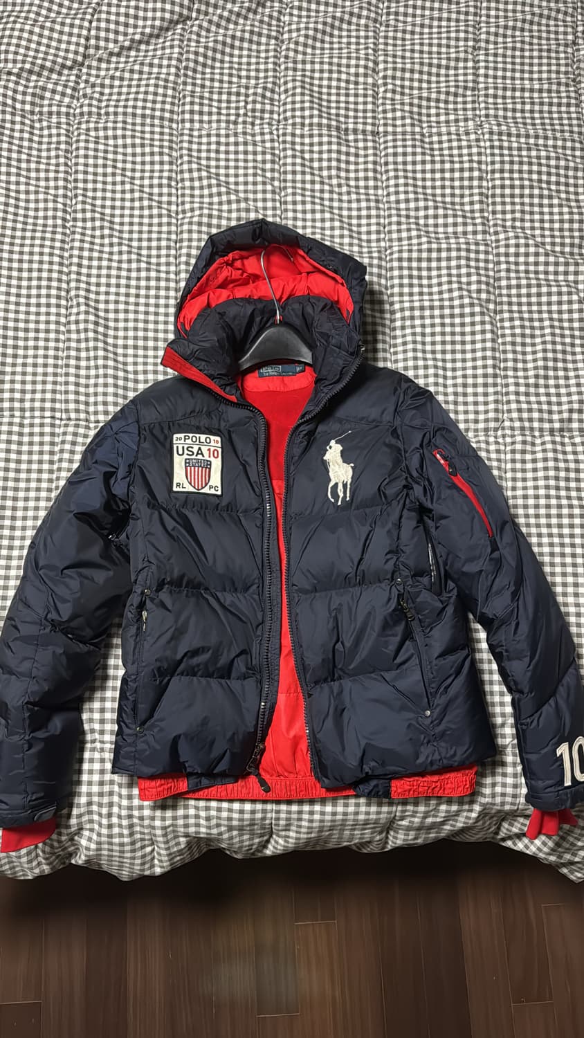 폴로 빅포니 성조기 패딩 s사이즈 상품이미지2