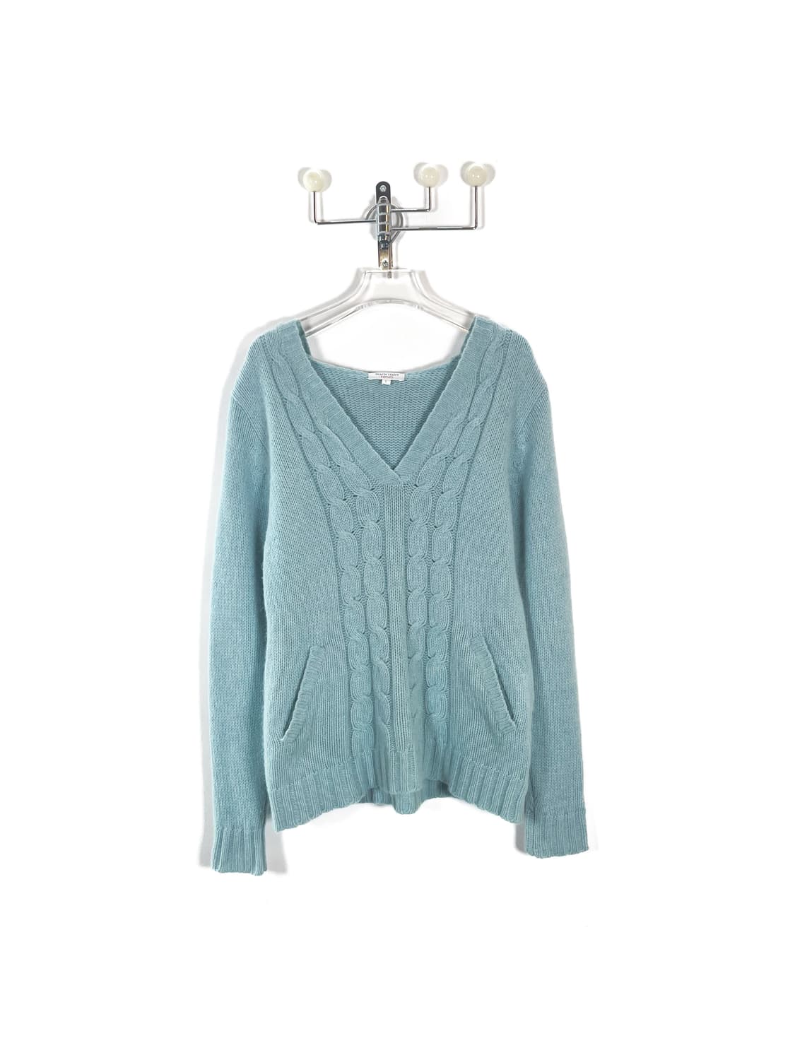 마리끌레르 울 앙고라 블렌드 니트 후드티 상품이미지1