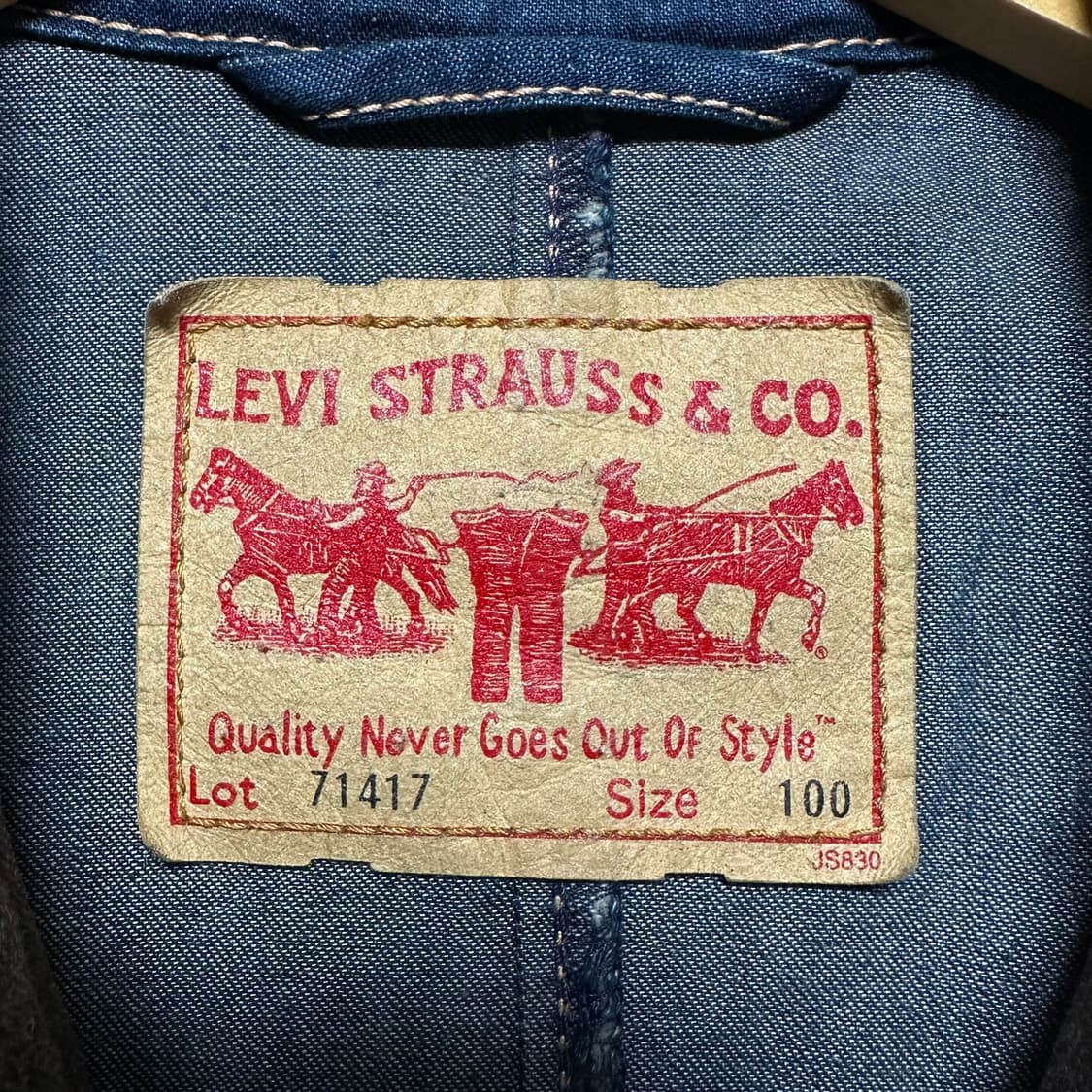 [L]리바이스 캐주얼 데님 자켓 상품이미지4